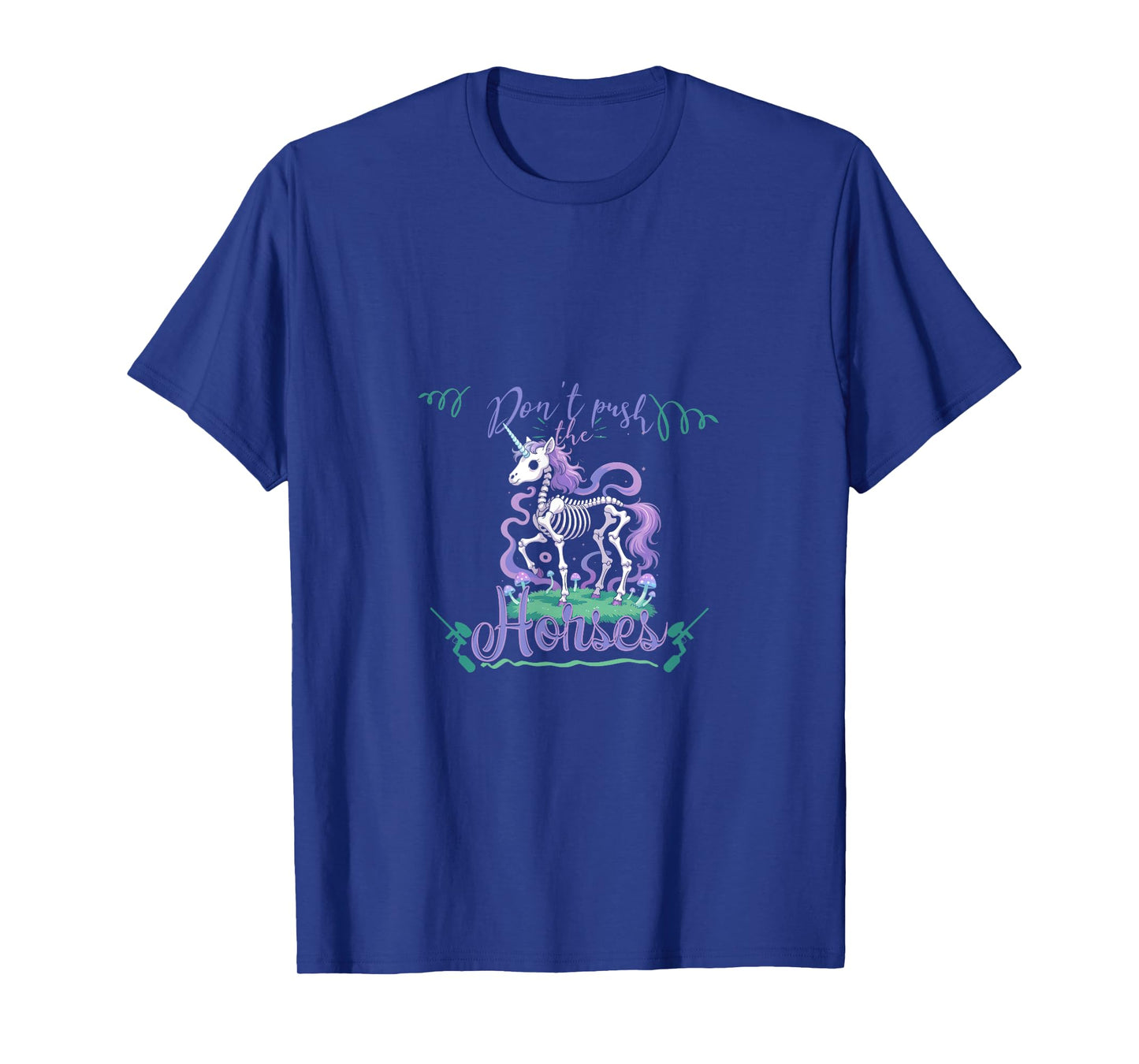 Skeleton Unicorn Paintball Halloween & Day of Dead T-Shirt