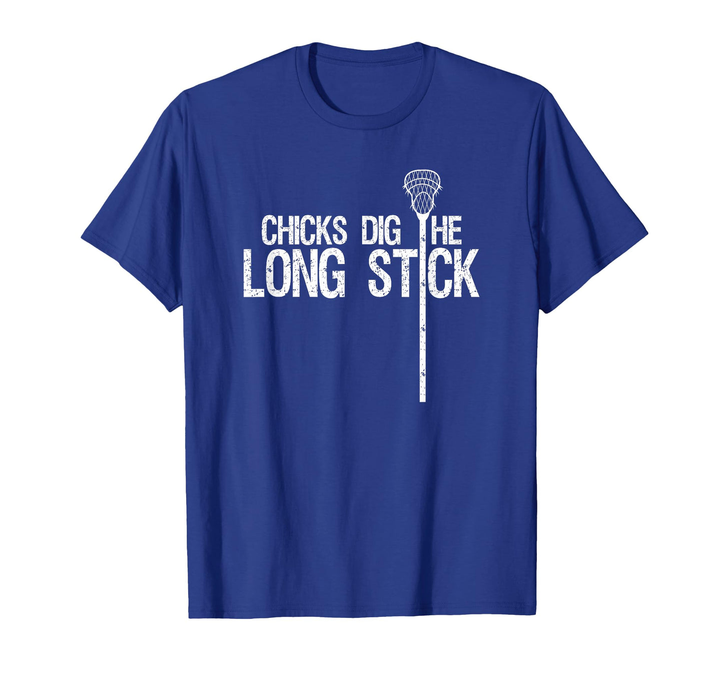 Chicks Dig The Long Stick Cool Lacrosse Defense Stick T-Shirt