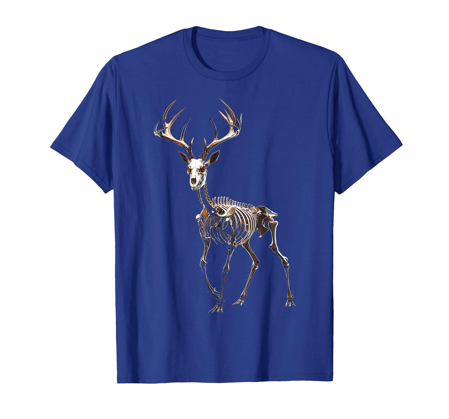 Halloween Skeleton Deer Graphic Portrait Animal Halloween T-Shirt