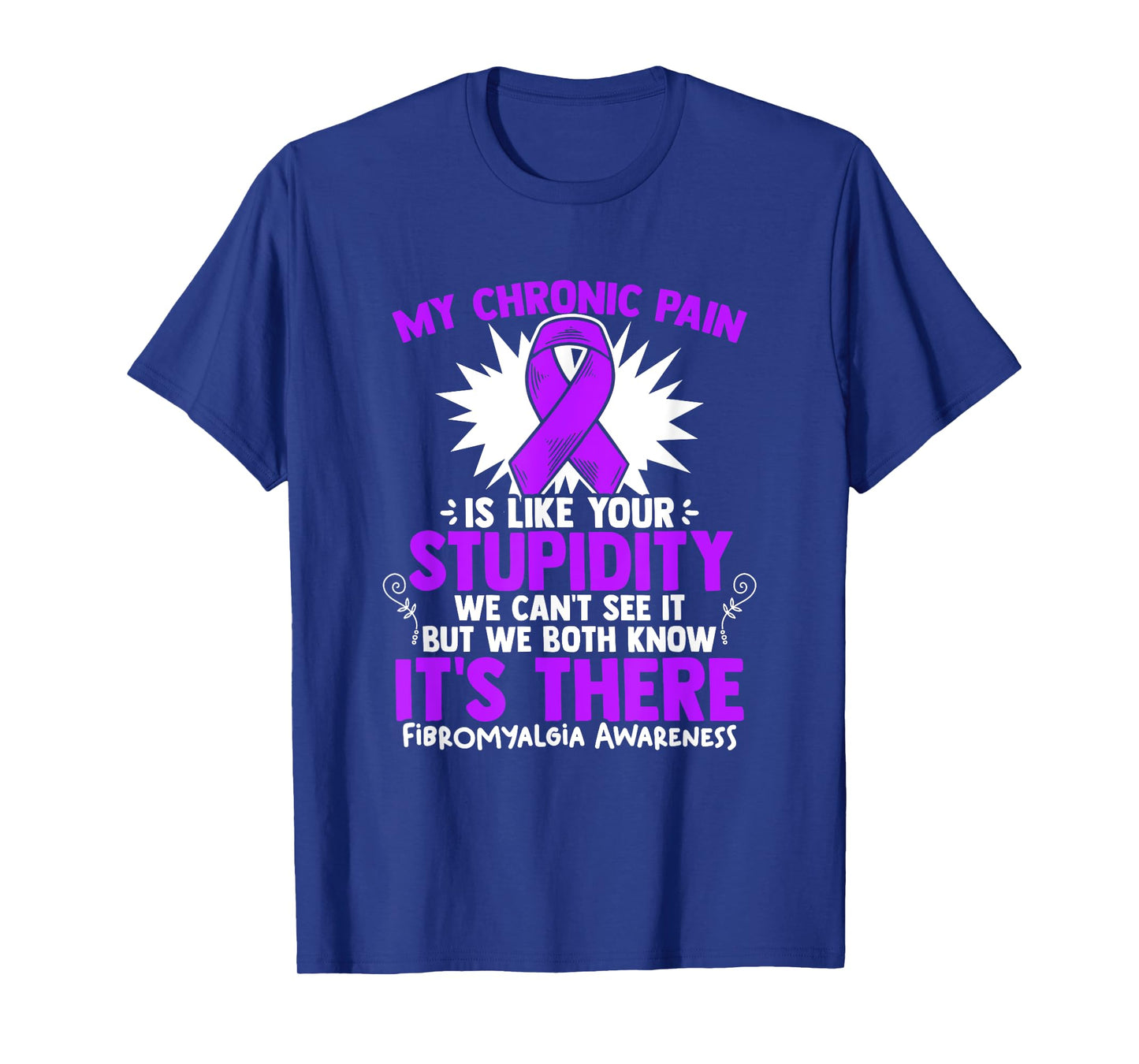 My Pain - Fibro Survivor Purple Fibromyalgia Awareness T-Shirt