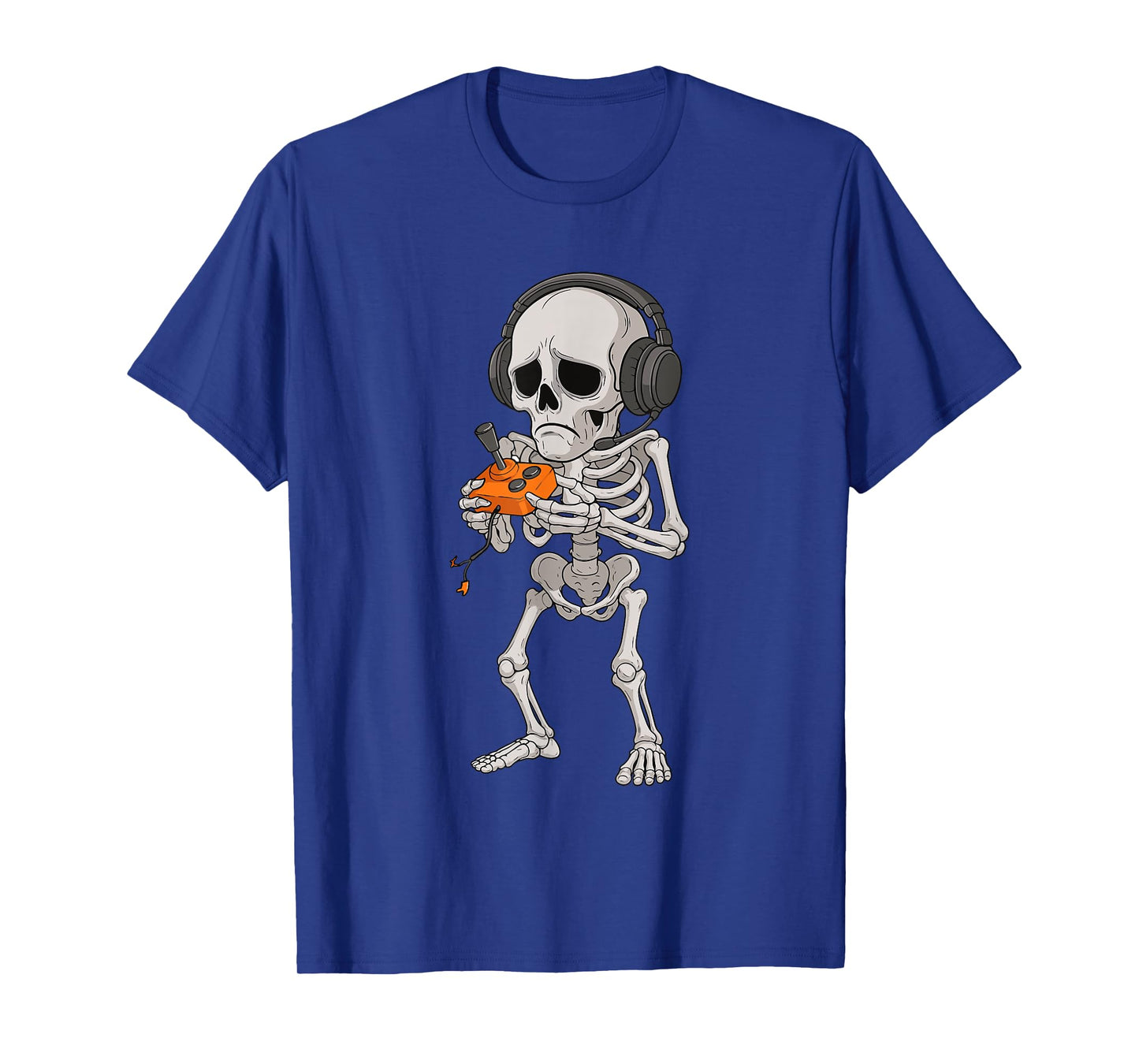 Halloween Skeleton Gamer Video Gaming Funny Skeleton Gaming T-Shirt