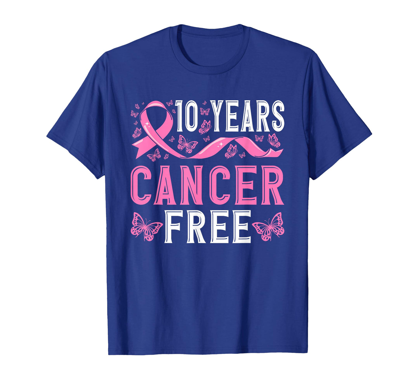 10 Years Breast Cancer Free Survivor Women T-Shirt