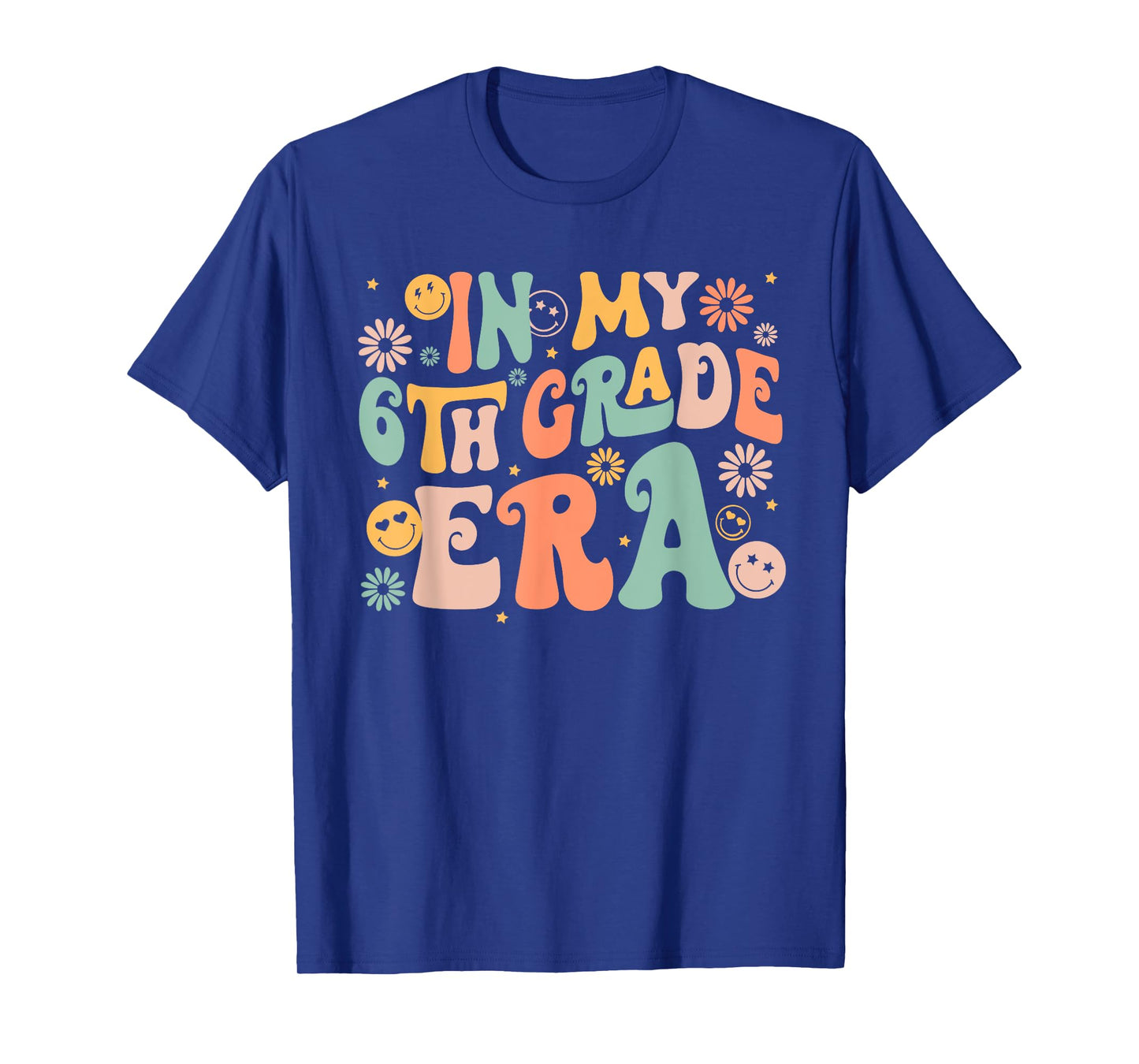 In My Sixth Grade Era Retro 6th Grade Back to School T-Shirt