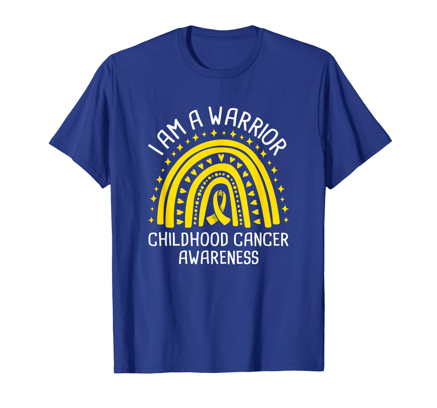 I Am A Warrior Childhood Cancer Awareness T-Shirt