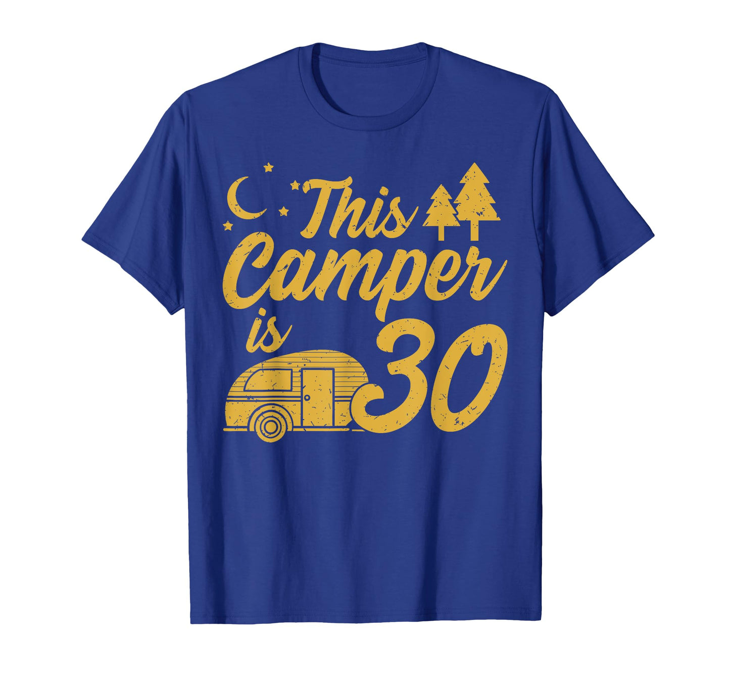 Camping 30th Birthday Camper Party Hiker Camp Outdoor Tent T-Shirt