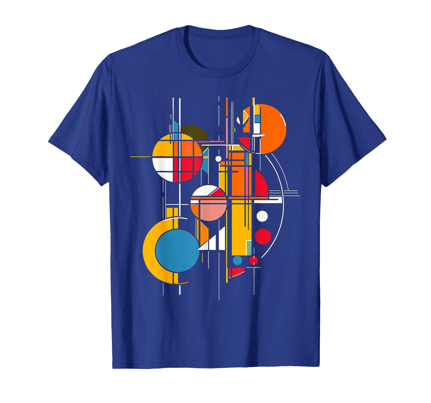 @rtY Abstract Geometric Colorful Artwork Graphic T-Shirt, Small