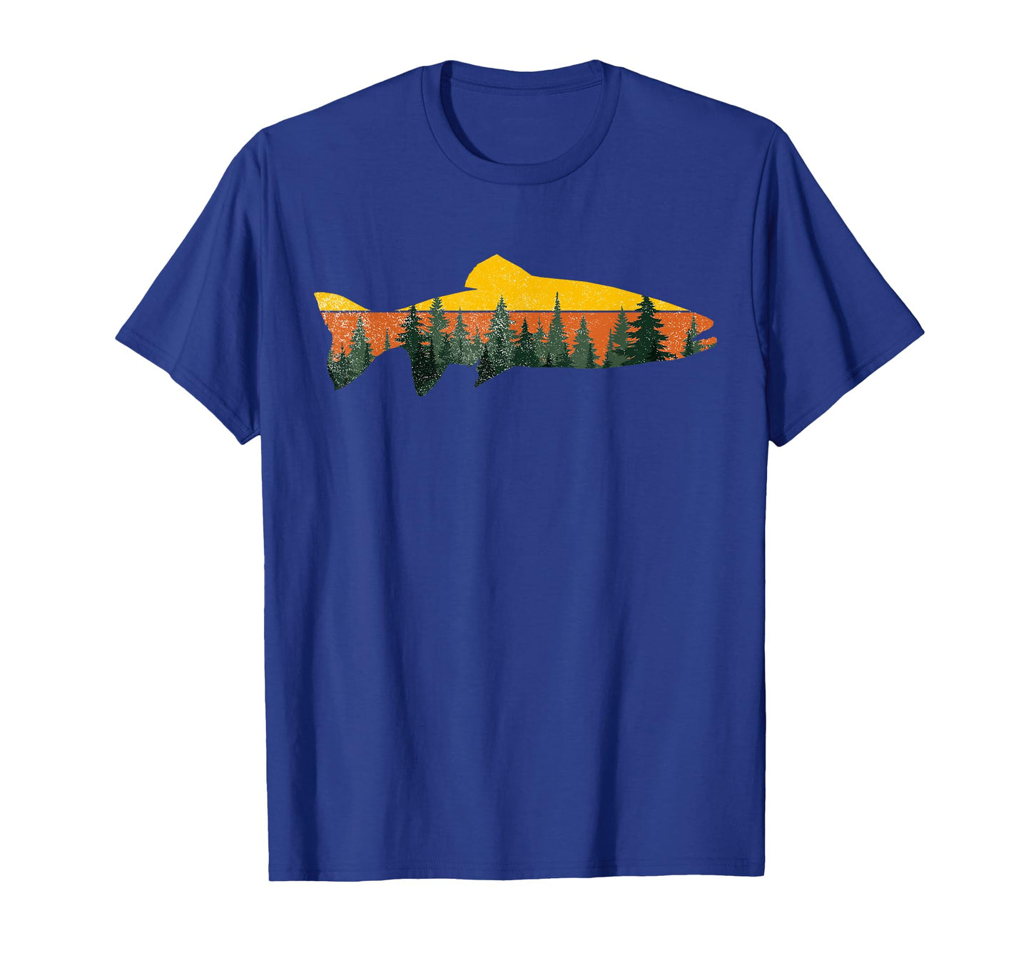 Trout Fly Fishing Outdoor Forest Nature Wildlife Fisherman T-Shirt
