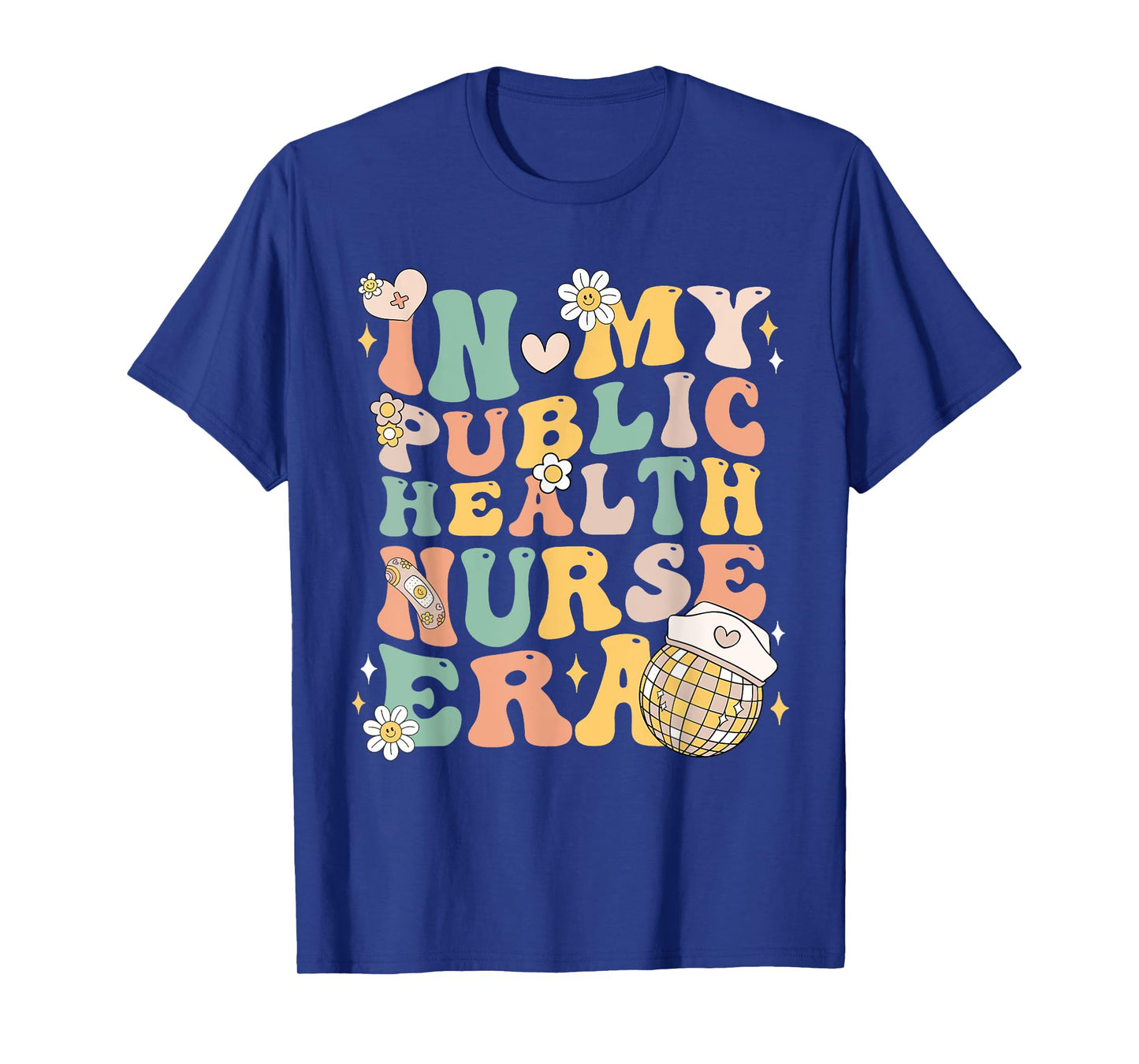 In My Public Health Nurse Era Groovy Public Health Nursing T-Shirt