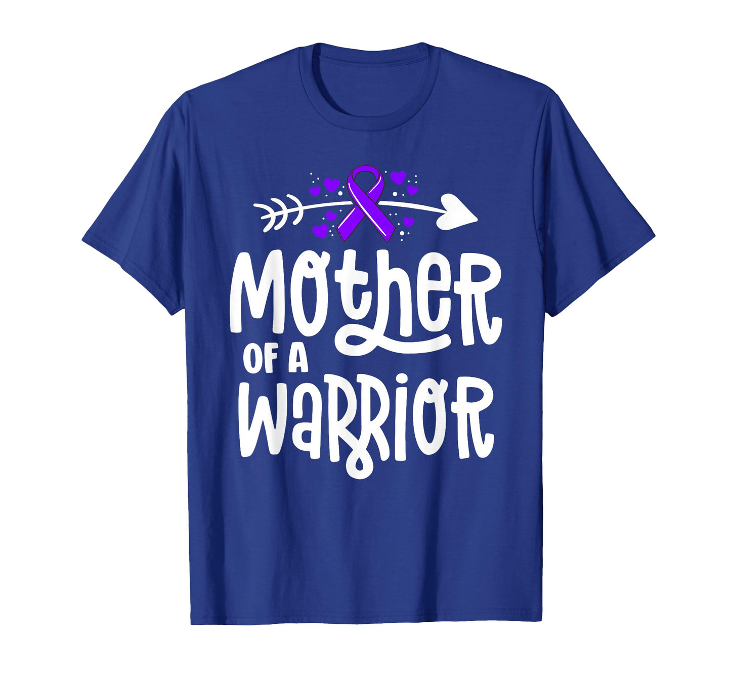 Mother Of A Warrior Hodgkins Lymphoma Cancer Family Support T-Shirt