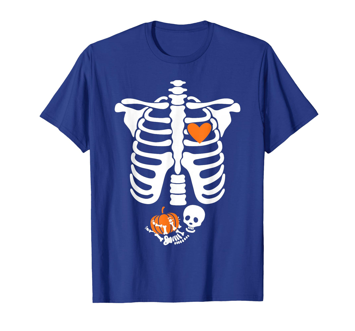 Halloween X-Ray Pregnancy Expecting Baby Design T-Shirt