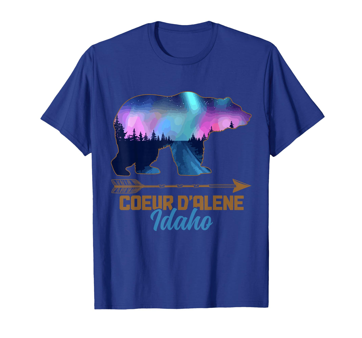 Coeur D'Alene Idaho Bear Pride Vintage Souvenir T-Shirt