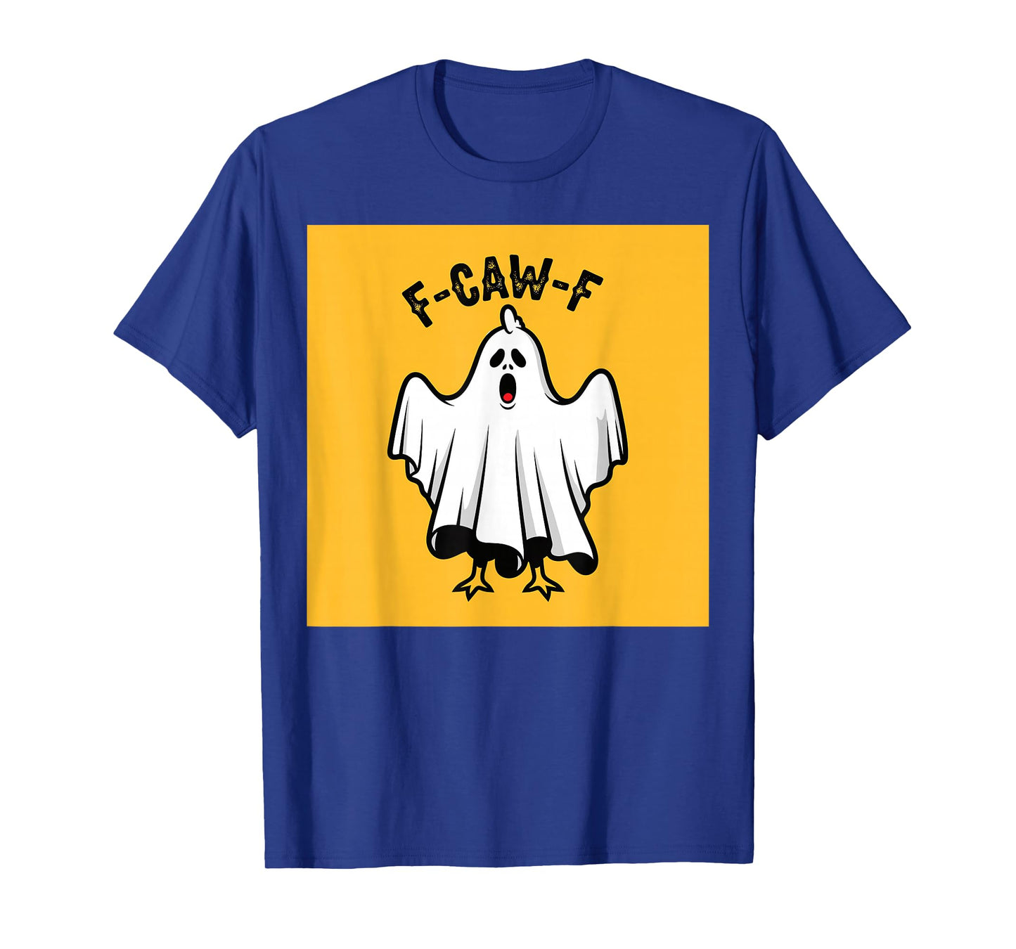 Funny Halloween Ghost Raven Costume F-Caw-F T-Shirt