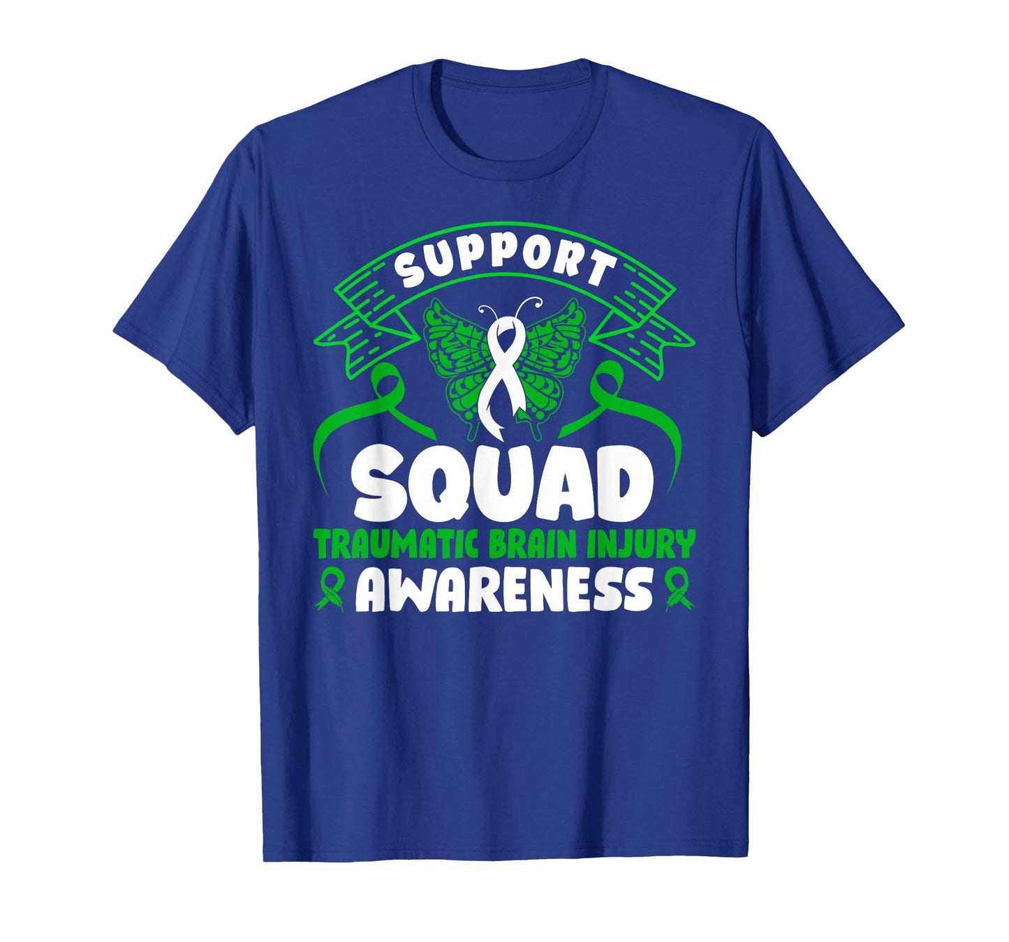 Support TBI Support Squad Traumatic Brain Injury Awareness T-Shirt