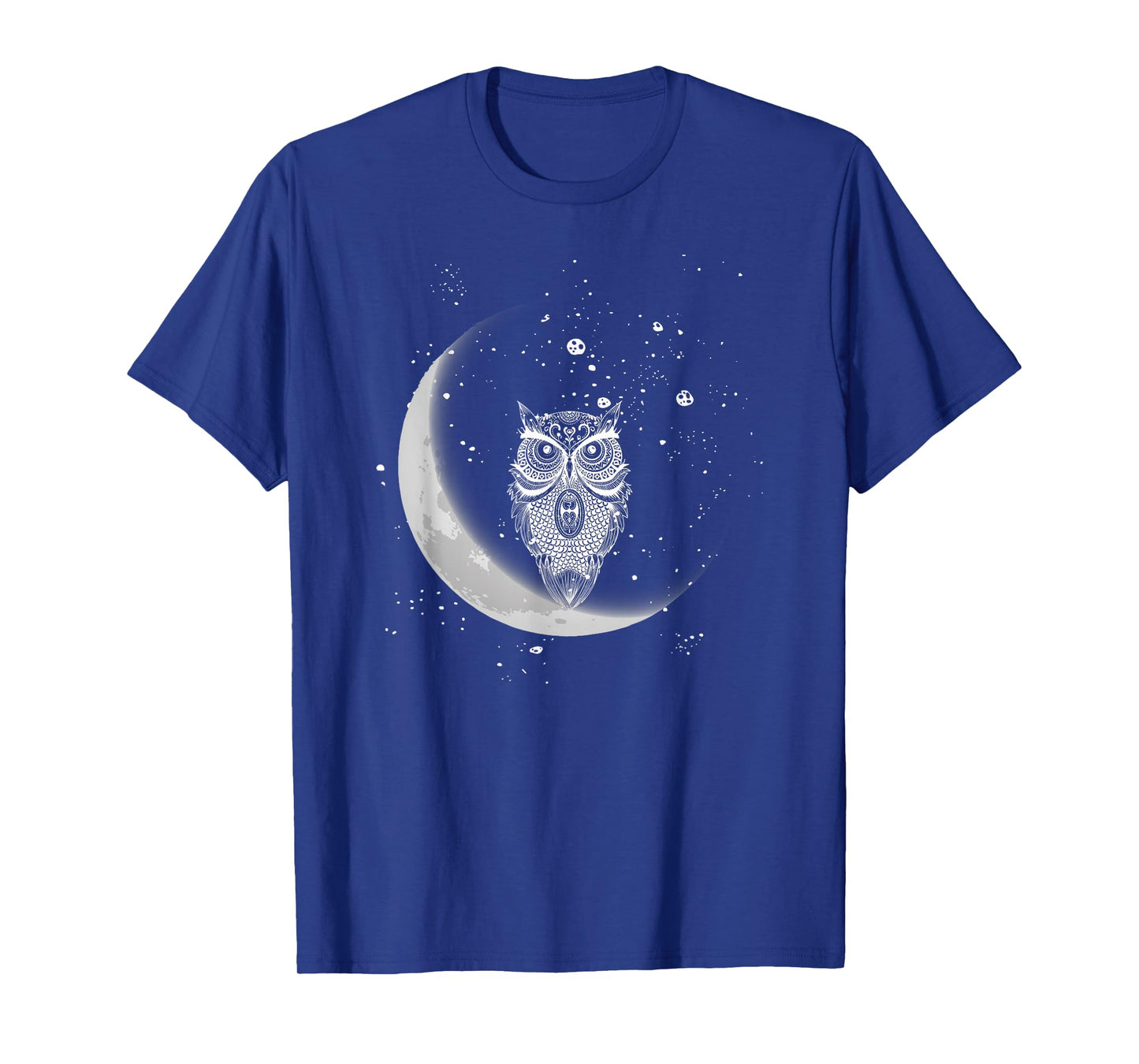 Owls Night Owls Owl At Night On Moon In Night Sky T-Shirt