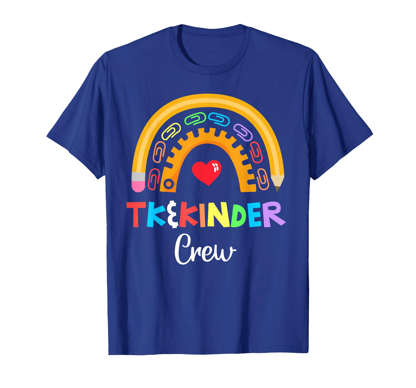 TK and Kinder Crew TK Teacher Transitional Kindergarten PreK T-Shirt