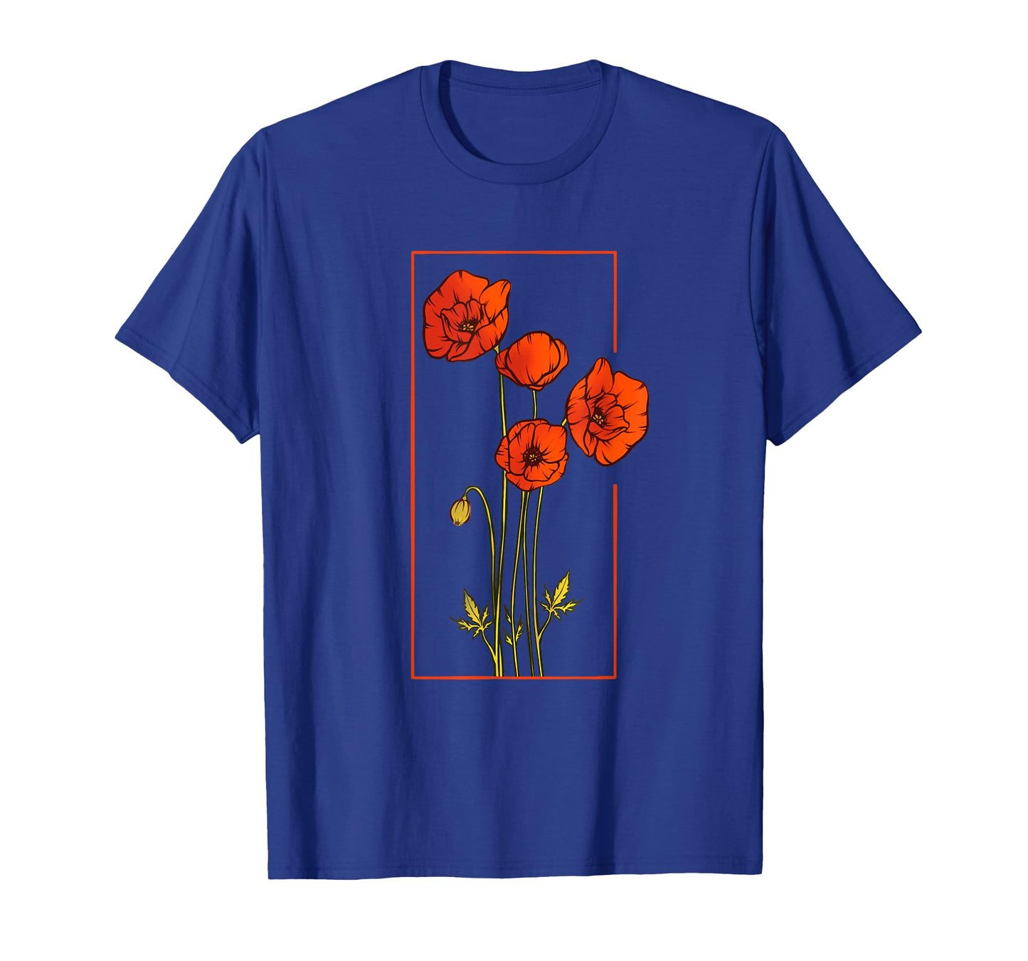 Floral Flower Poppy Poppies Wildflower T-Shirt