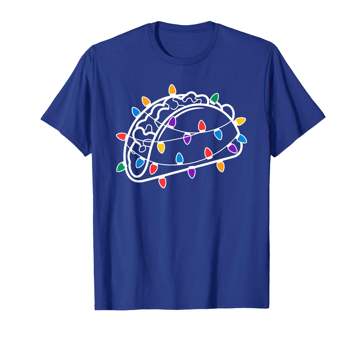Christmas Lights Taco Mexican Food Tacos T-Shirt