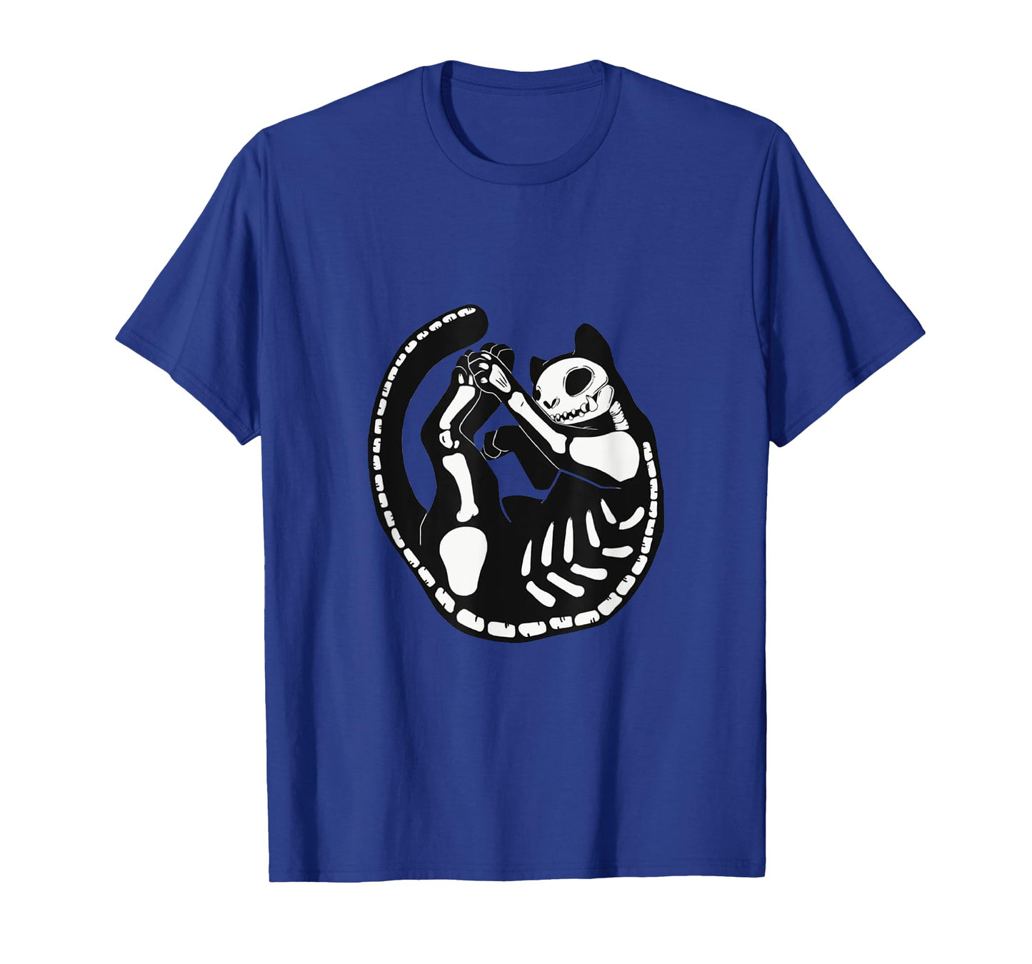 Goth Cat/Cat Bone Skeleton/Witch Cat T-Shirt