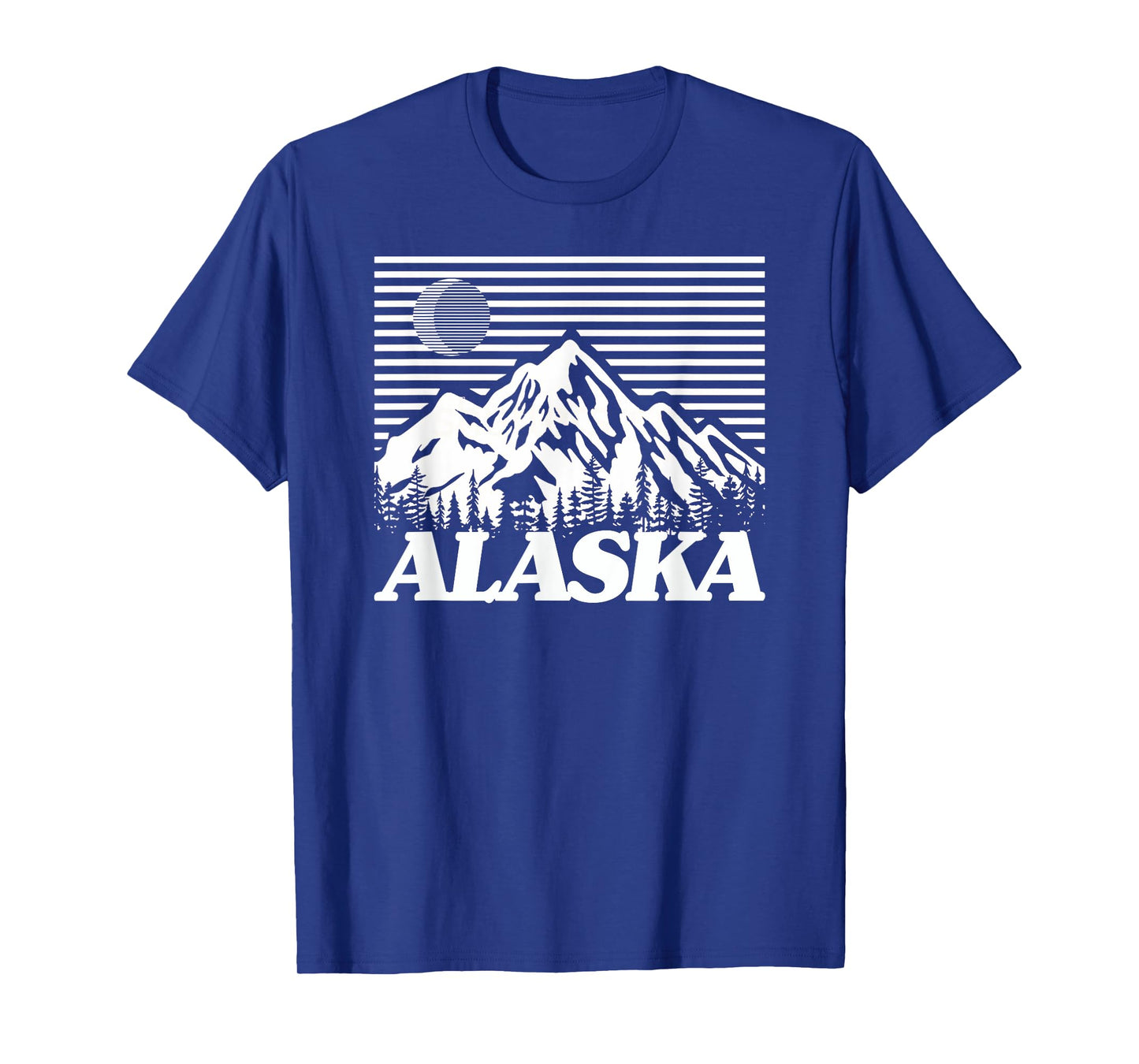Alaska Retro Vintage Mountains & Outdoors Wilderness State T-Shirt