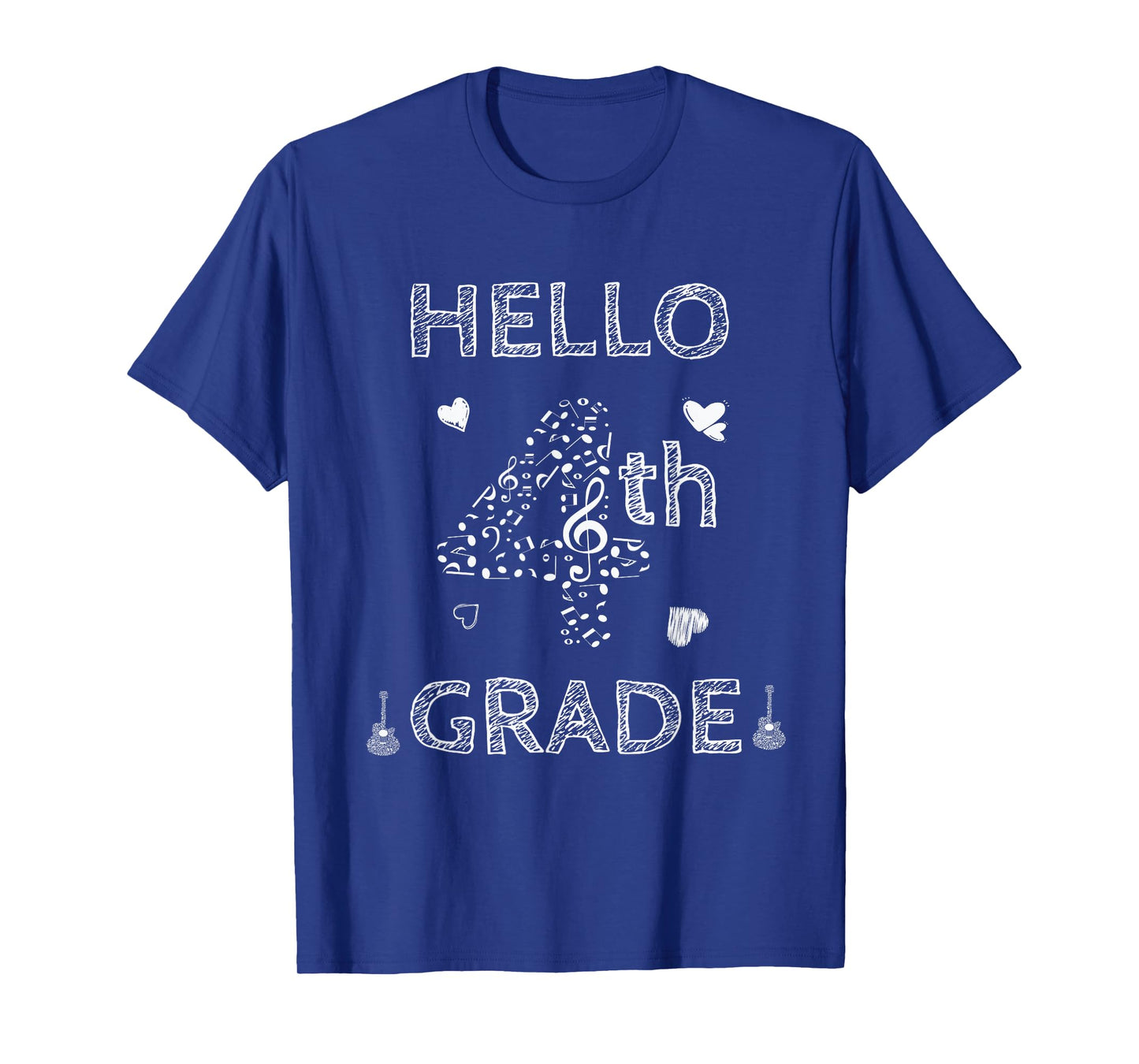Back To School tee 4th Grade shirt hello fourth grade music T-Shirt