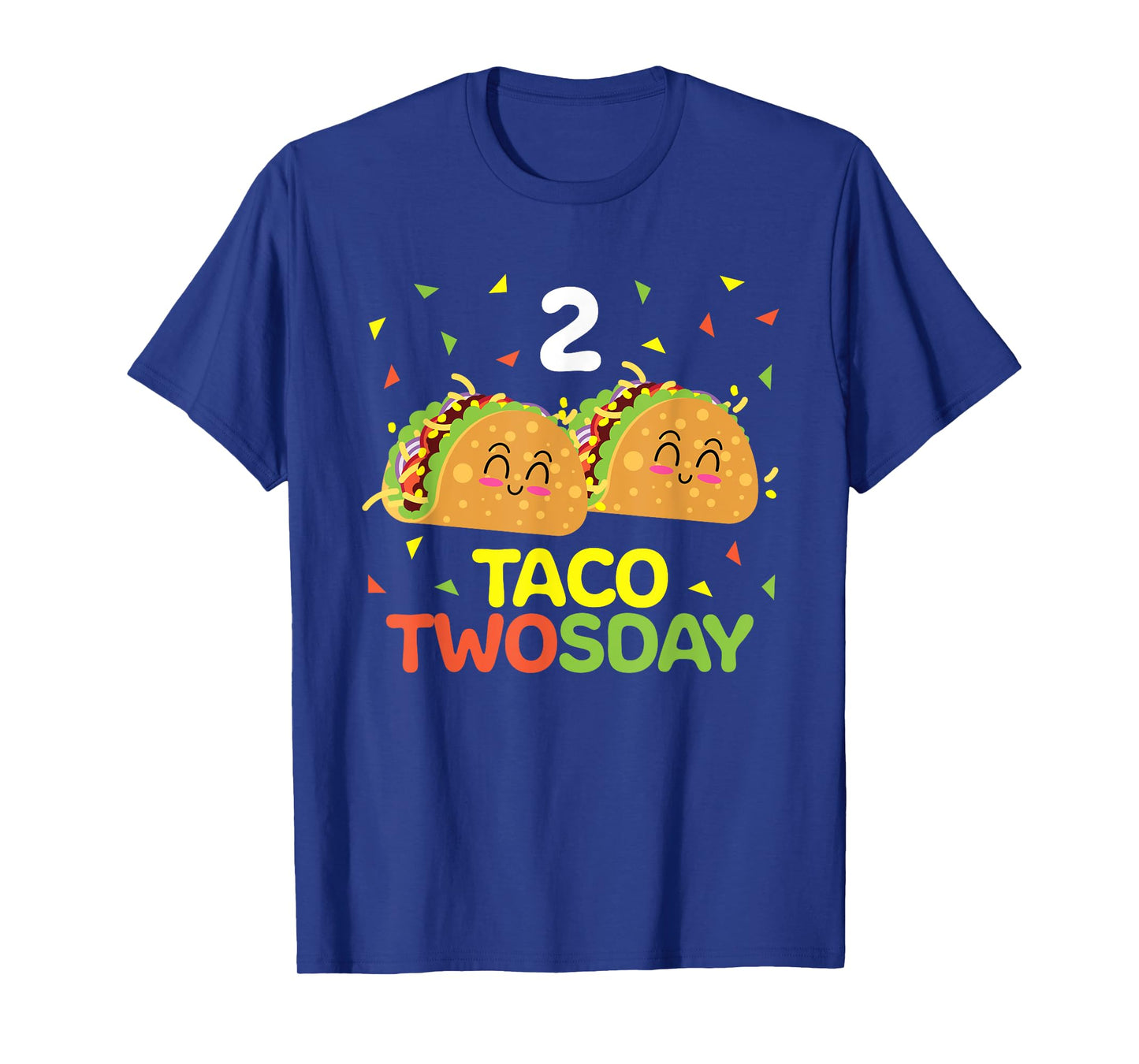 Taco Twosday 2nd Birthday Gifts for Kids Toddler Boy Girl T-Shirt