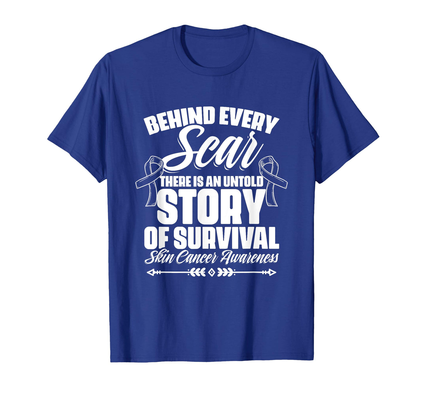 Story Of Survival - Skin Cancer Warrior Melanoma Awareness T-Shirt