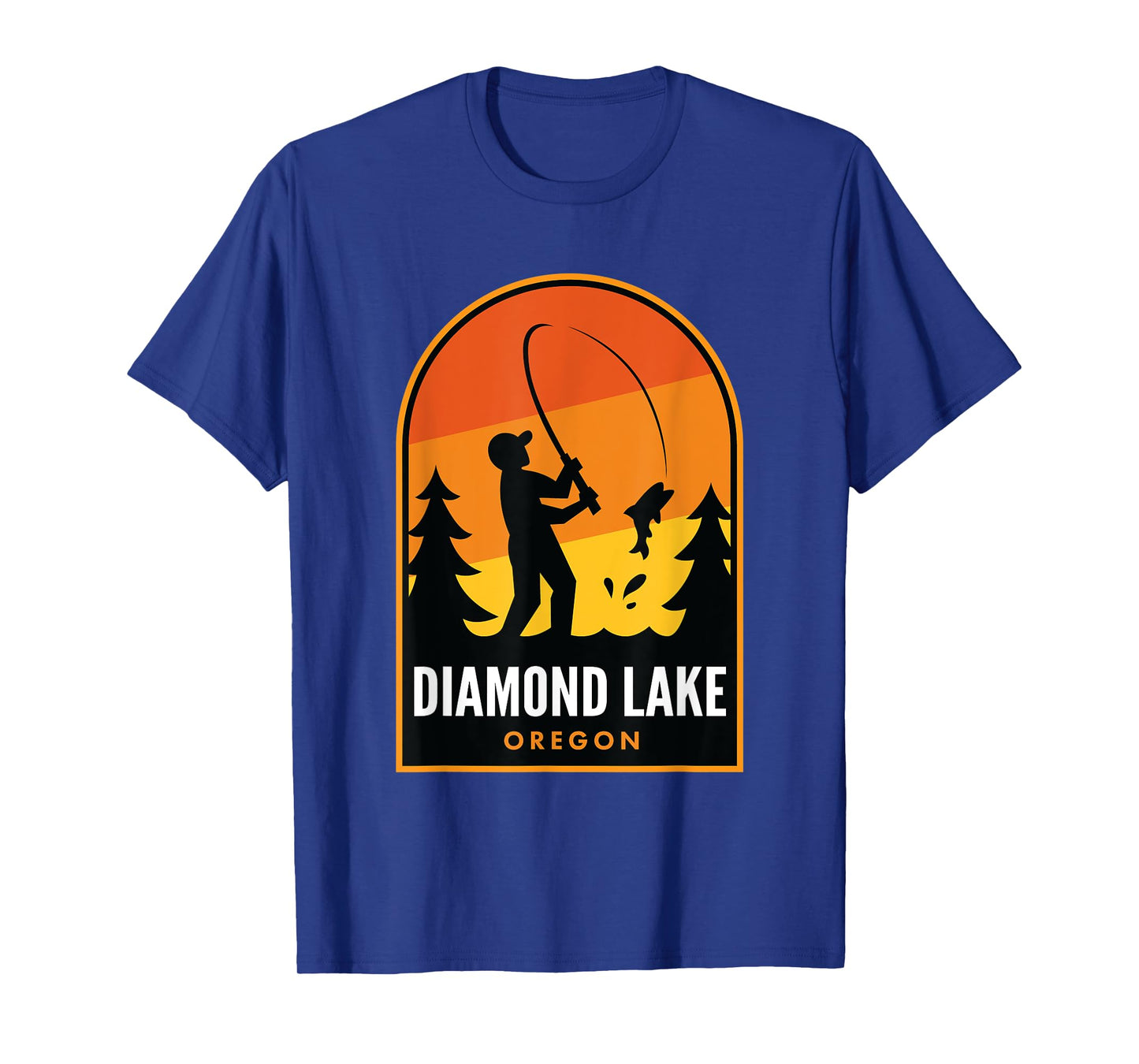Diamond Lake Oregon Fishing T-Shirt