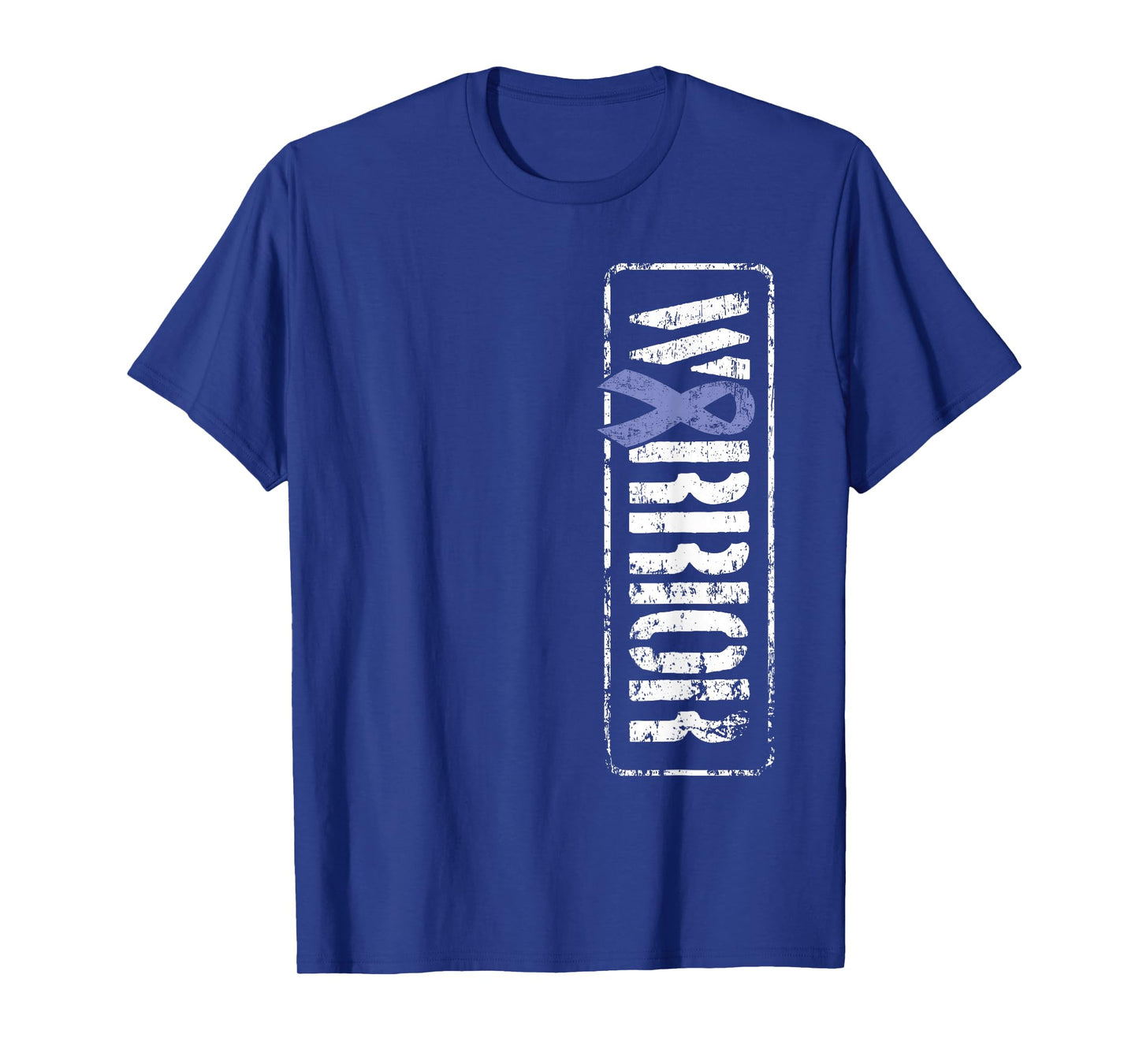 Esophageal Cancer Warrior - Military-Style Awareness Ribbon T-Shirt
