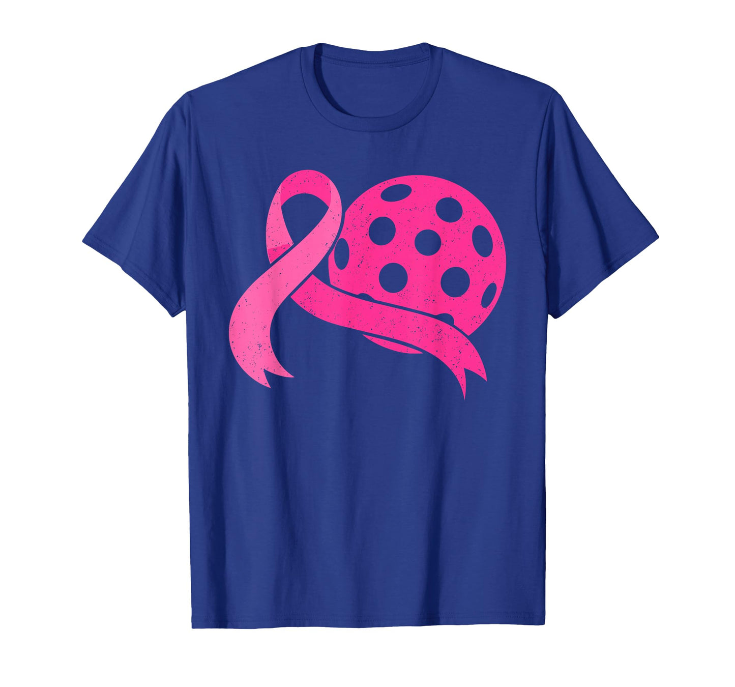 Dink For Pink Breast Cancer Awareness Pickleball Pink Ribbon T-Shirt