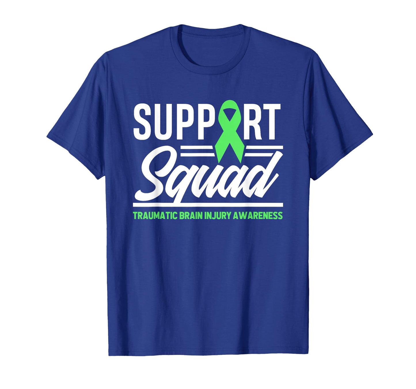 Support TBI Support Squad Traumatic Brain Injury Awareness T-Shirt