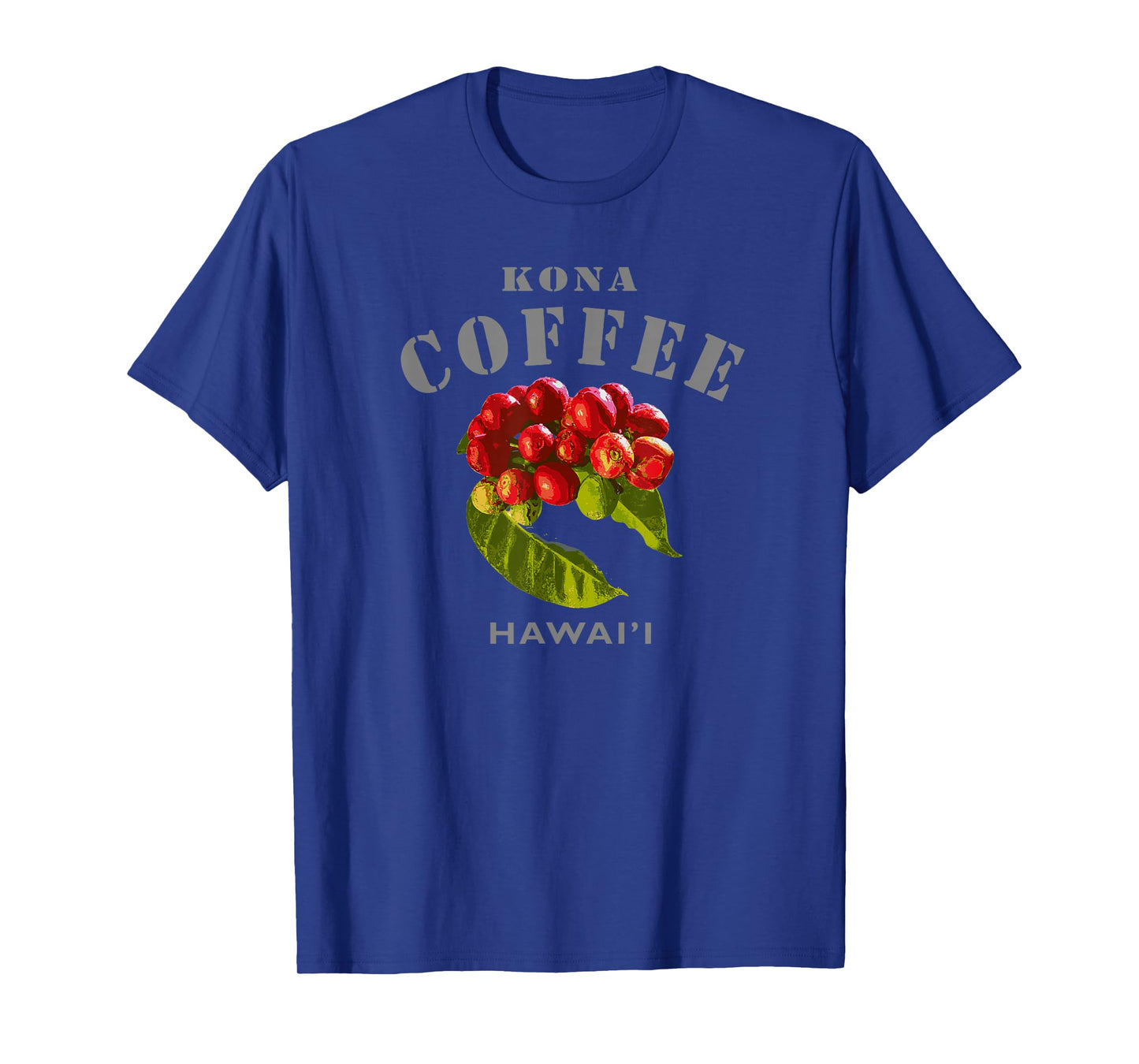 Kona Coffee Hawaii Famous Big Island Modern Hawaiian Aloha T-Shirt