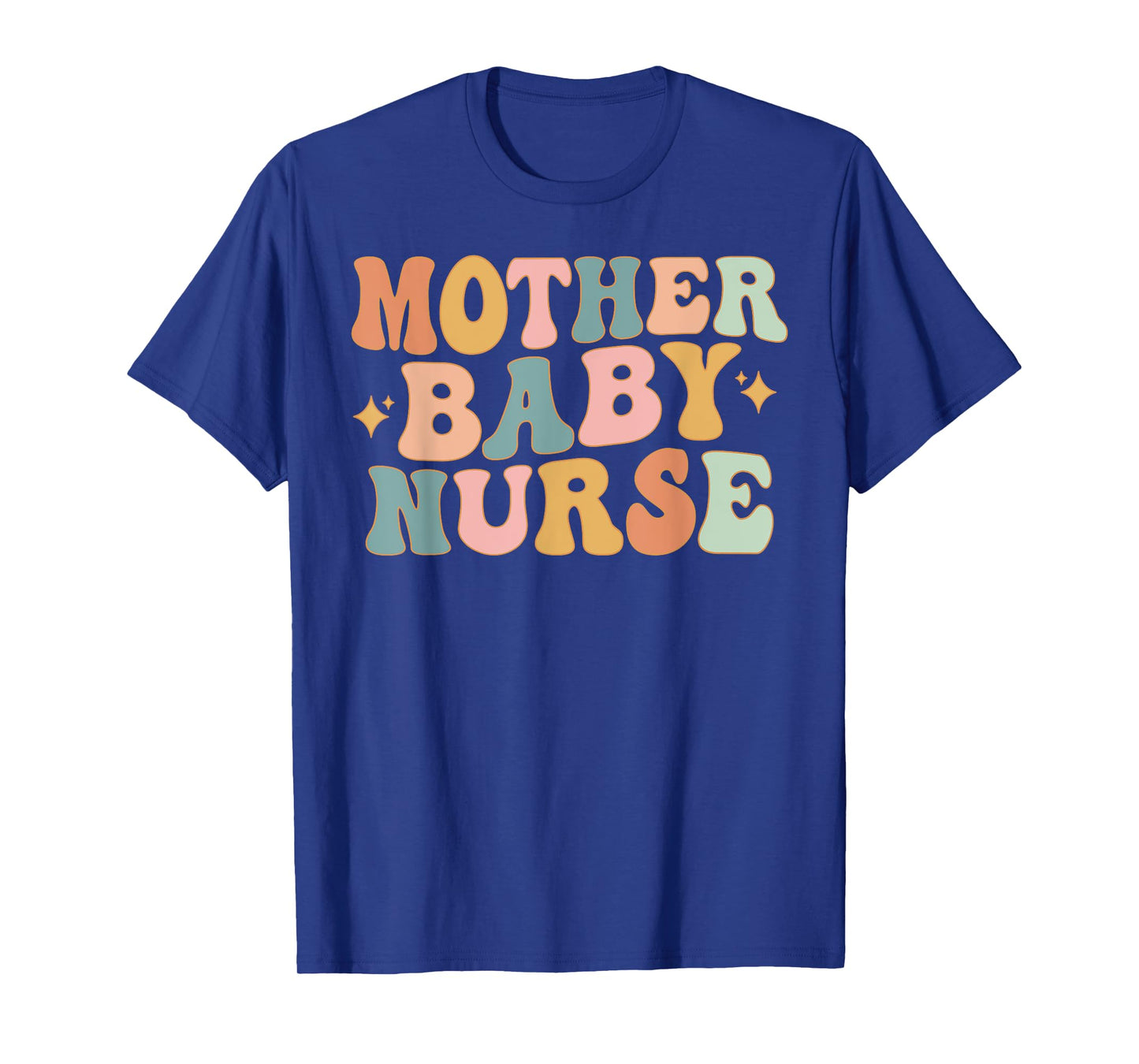 Retro Mother Baby Nurse, Postpartum Nurse, Mom Baby Nursing T-Shirt
