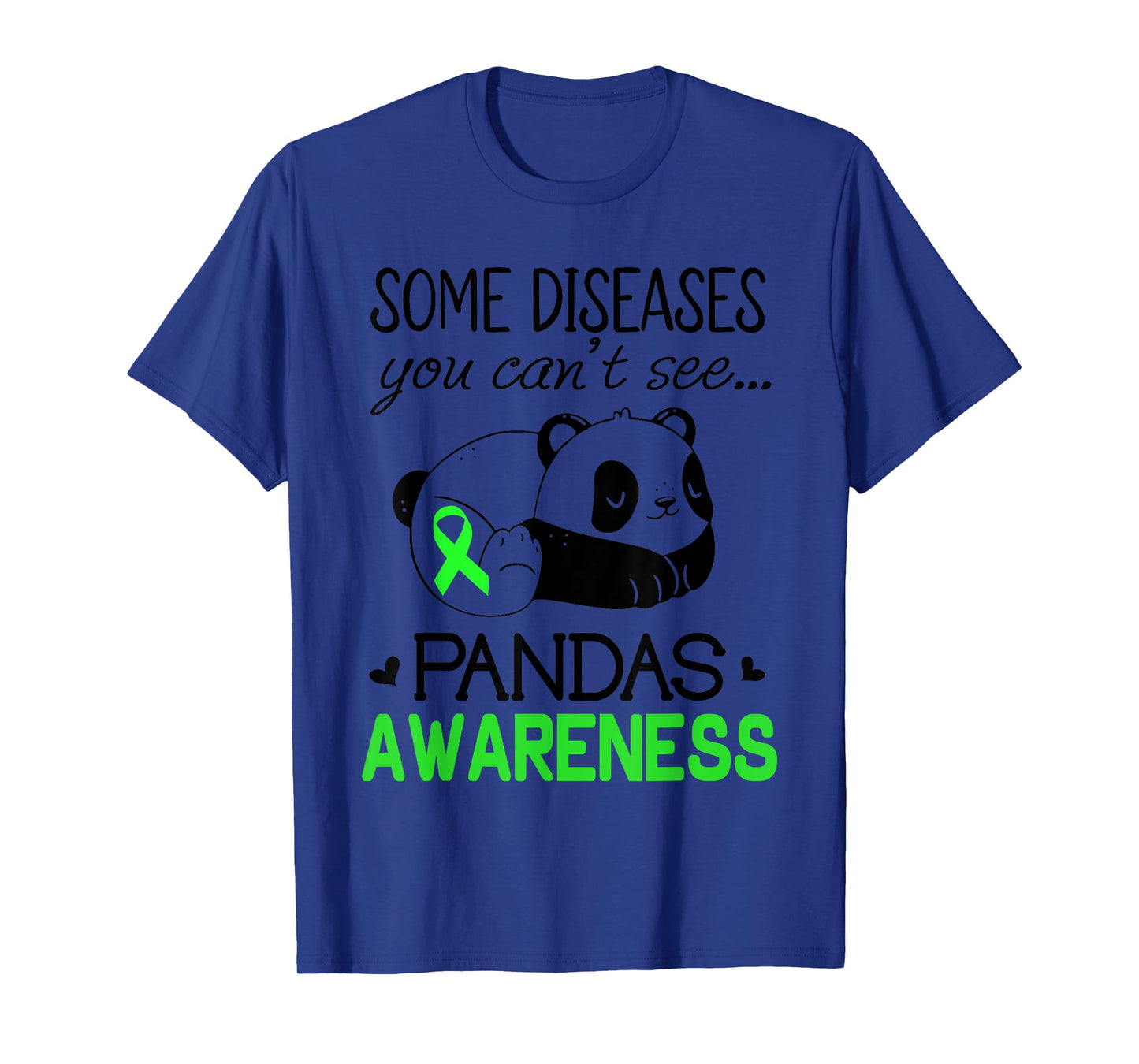 Pandas Pans Awareness Shirt Green Ribbon Pans Disease T-Shirt