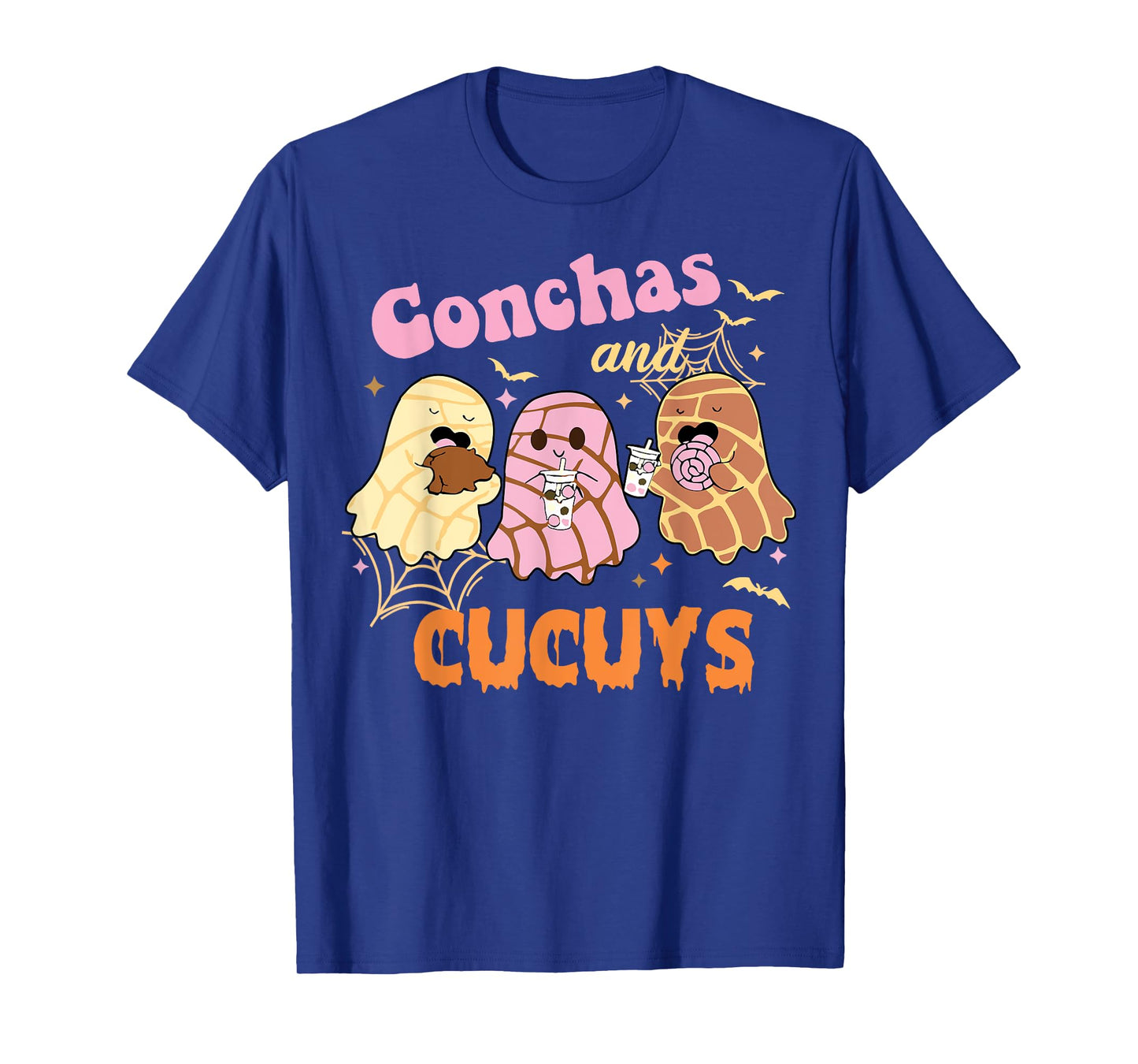 Conchas and Cucuys Mexican Ghost Spooky Conchas T-Shirt