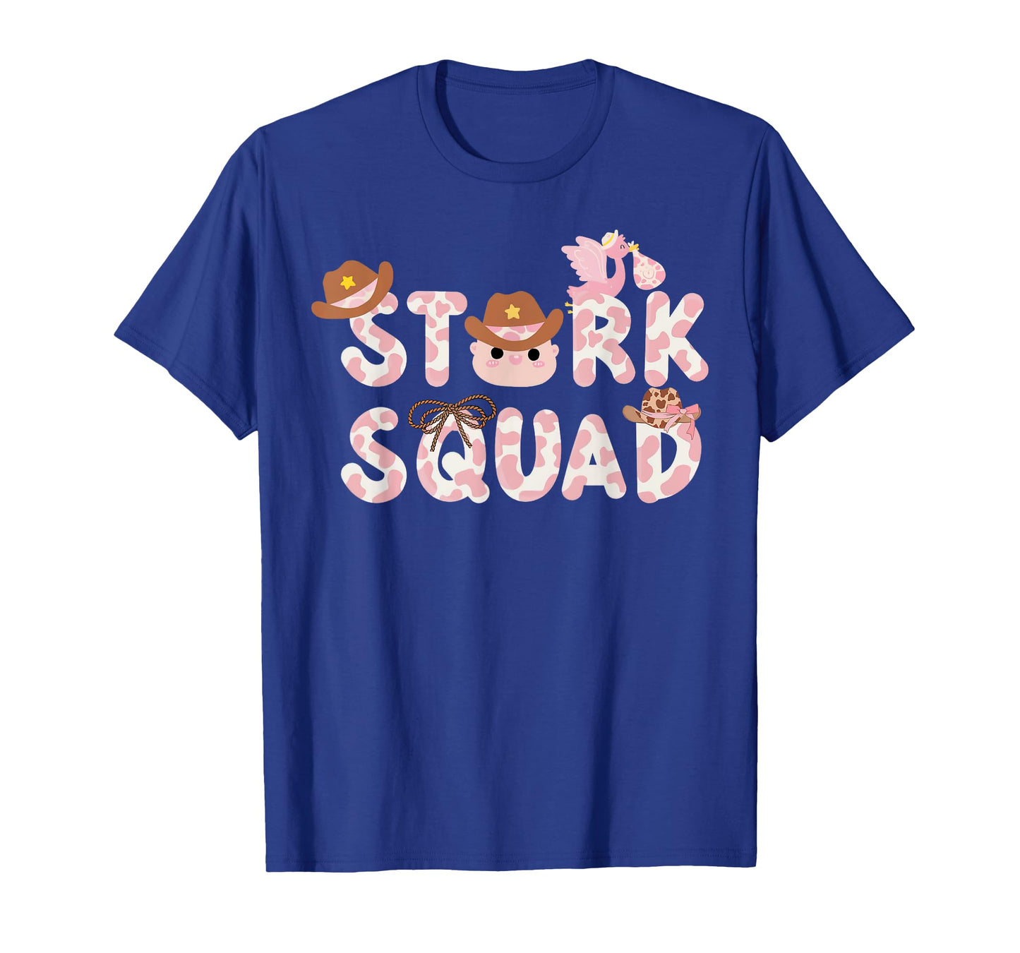 Western Labor And Delivery Nurse Stork Squad Nurse Week T-Shirt