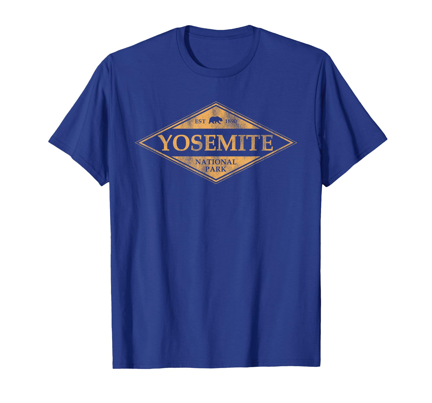 Retro Yosemite California Established 1890 National Park T-Shirt