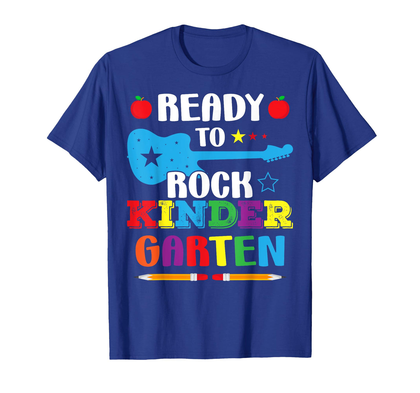 Ready To Rock Kindergarten Back To School Preschool Boy Girl T-Shirt