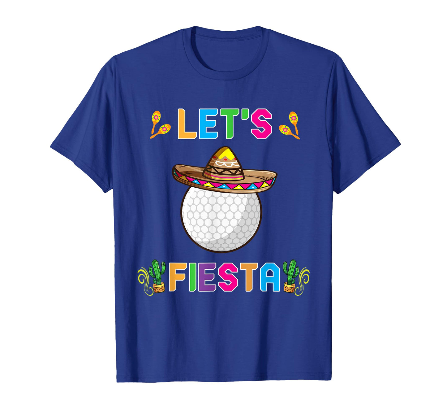 Cinco de Mayo Funny Golf Ball Let's Fiesta May 5th Kids T-Shirt