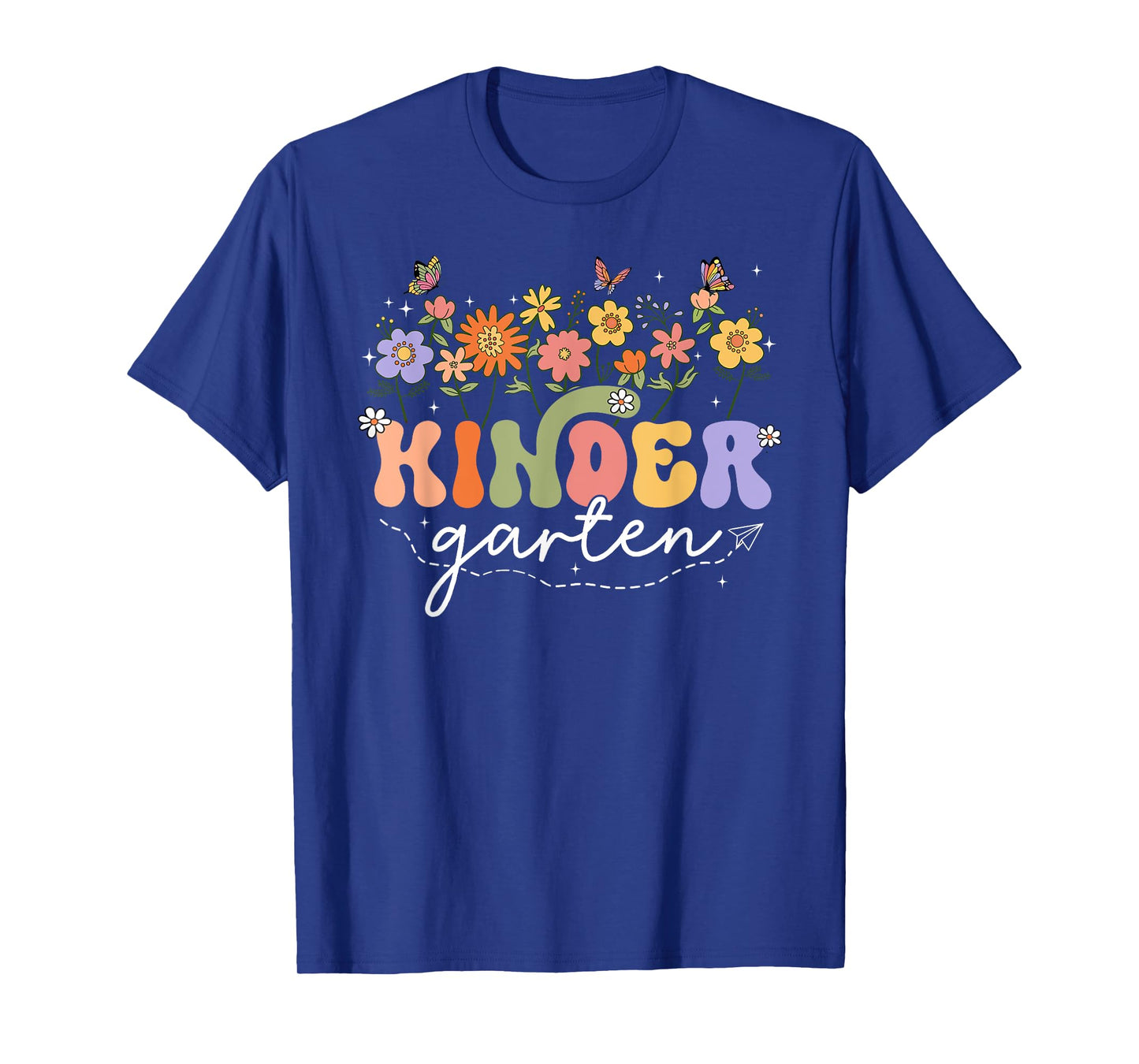 Kindergarten Teacher Wildflower Back To School Floral T-Shirt