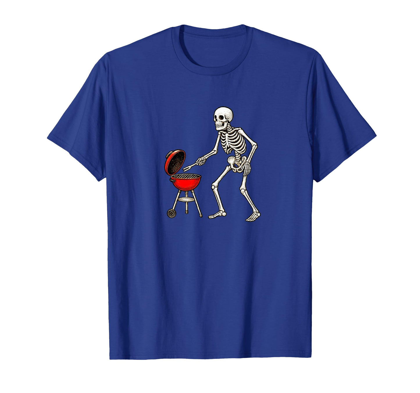 Skeleton Barbecuing Barbeque BBQ Gril Grilling Griller T-Shirt