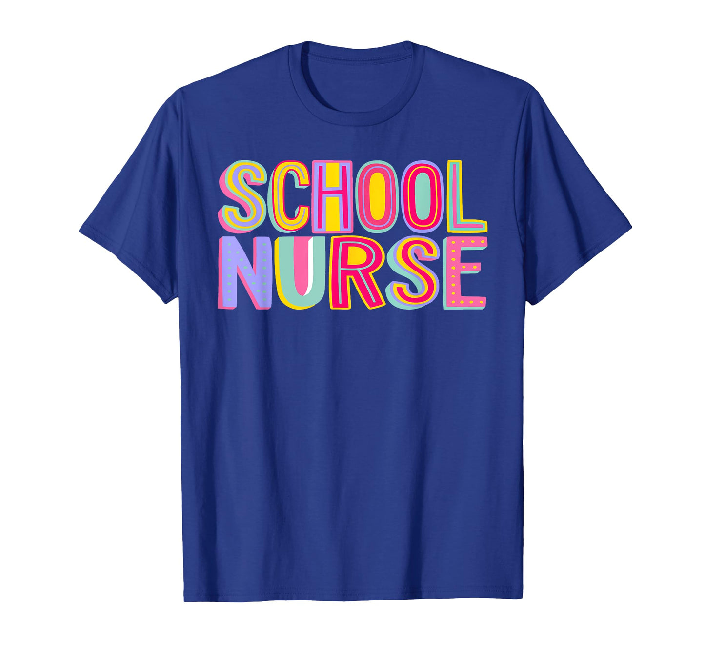 Retro School Nurse Nursing Groovy Nurse Retro Pink Nurse T-Shirt