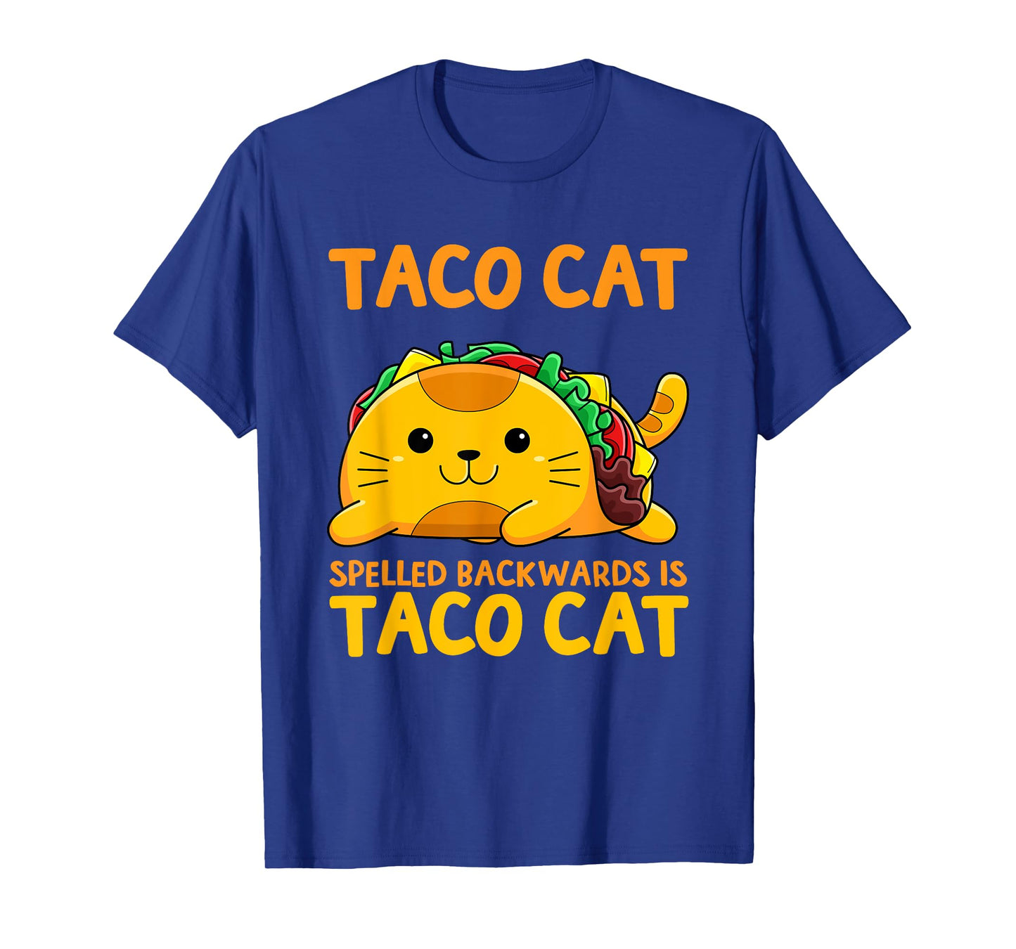 Tacocat Spelled Backwards Shirt Taco Cat Cinco De Mayo T-Shirt for Men Women Girls Kids