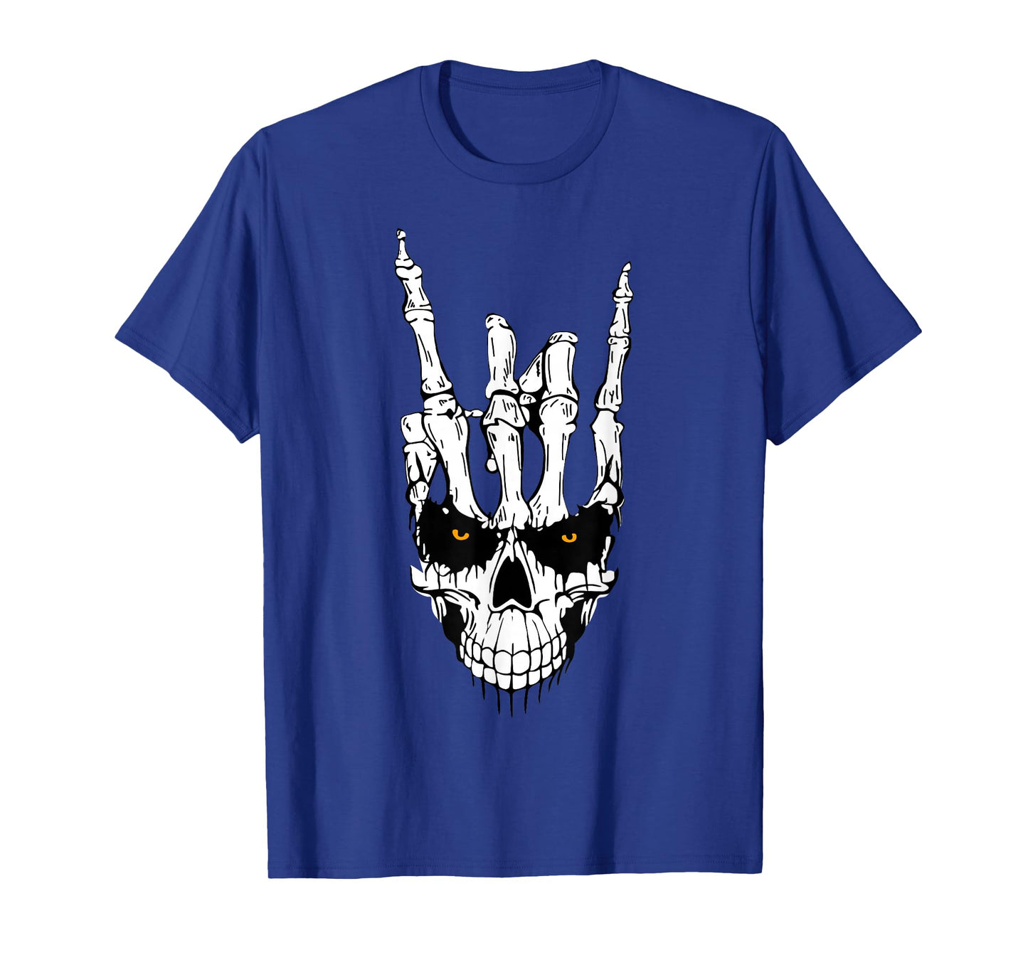 Punk Rock Skeleton Cool Rocker Halloween Shirt Men Boys Kids T-Shirt