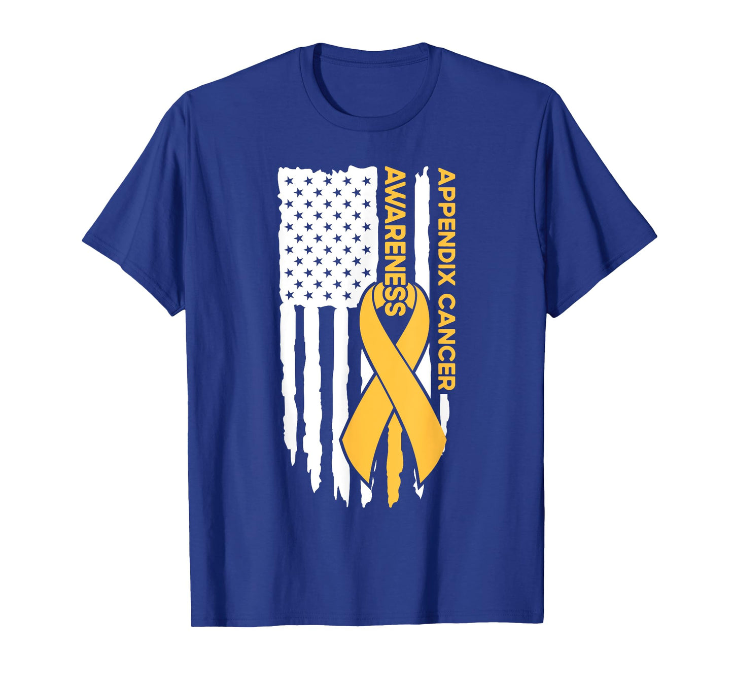 Appendix Cancer Awareness Flag Appendix Cancer T-Shirt