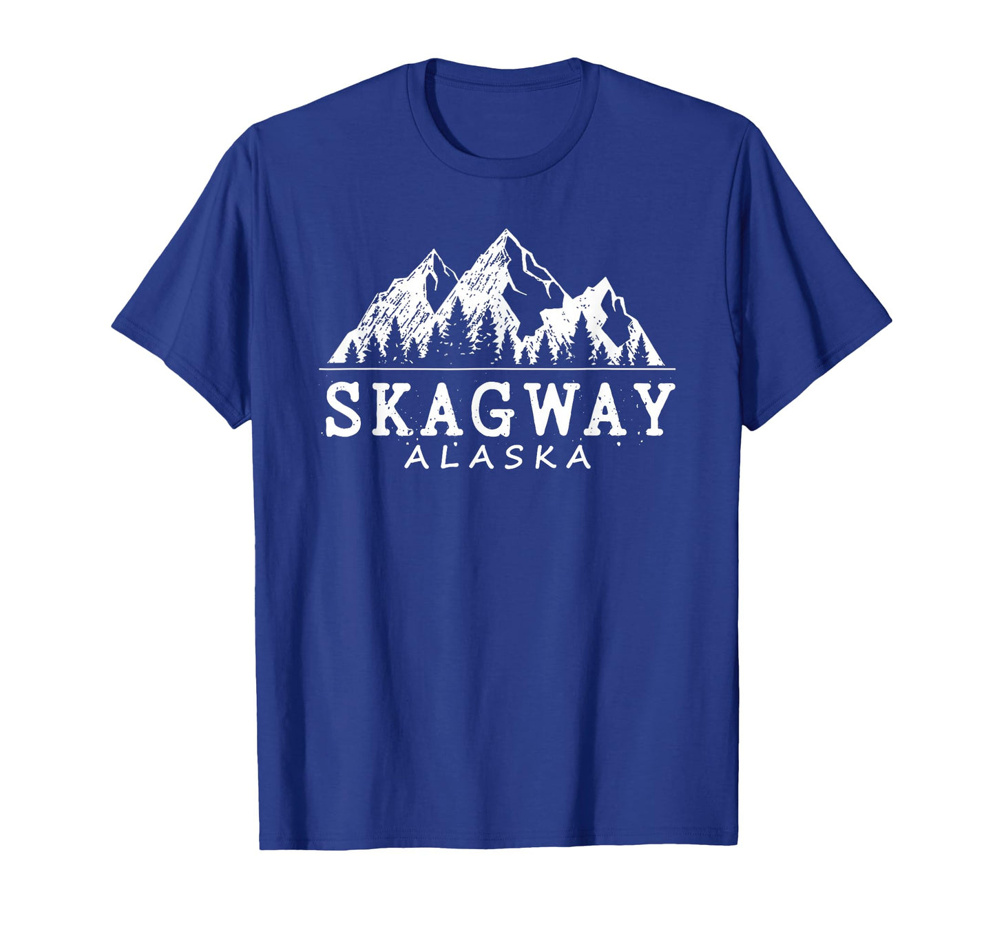 Skagway Alaska T-Shirt Vintage Mountains Nature Souvenir T-Shirt