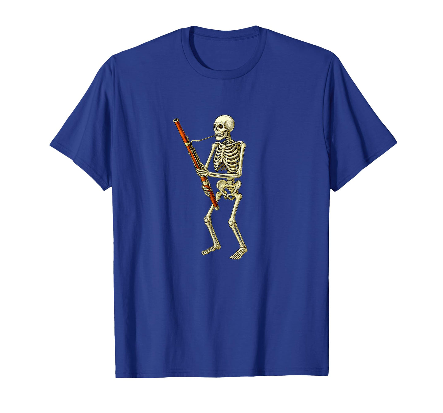 Skeleton Playing Bassoon - Marching Band Orchestra T-Shirt