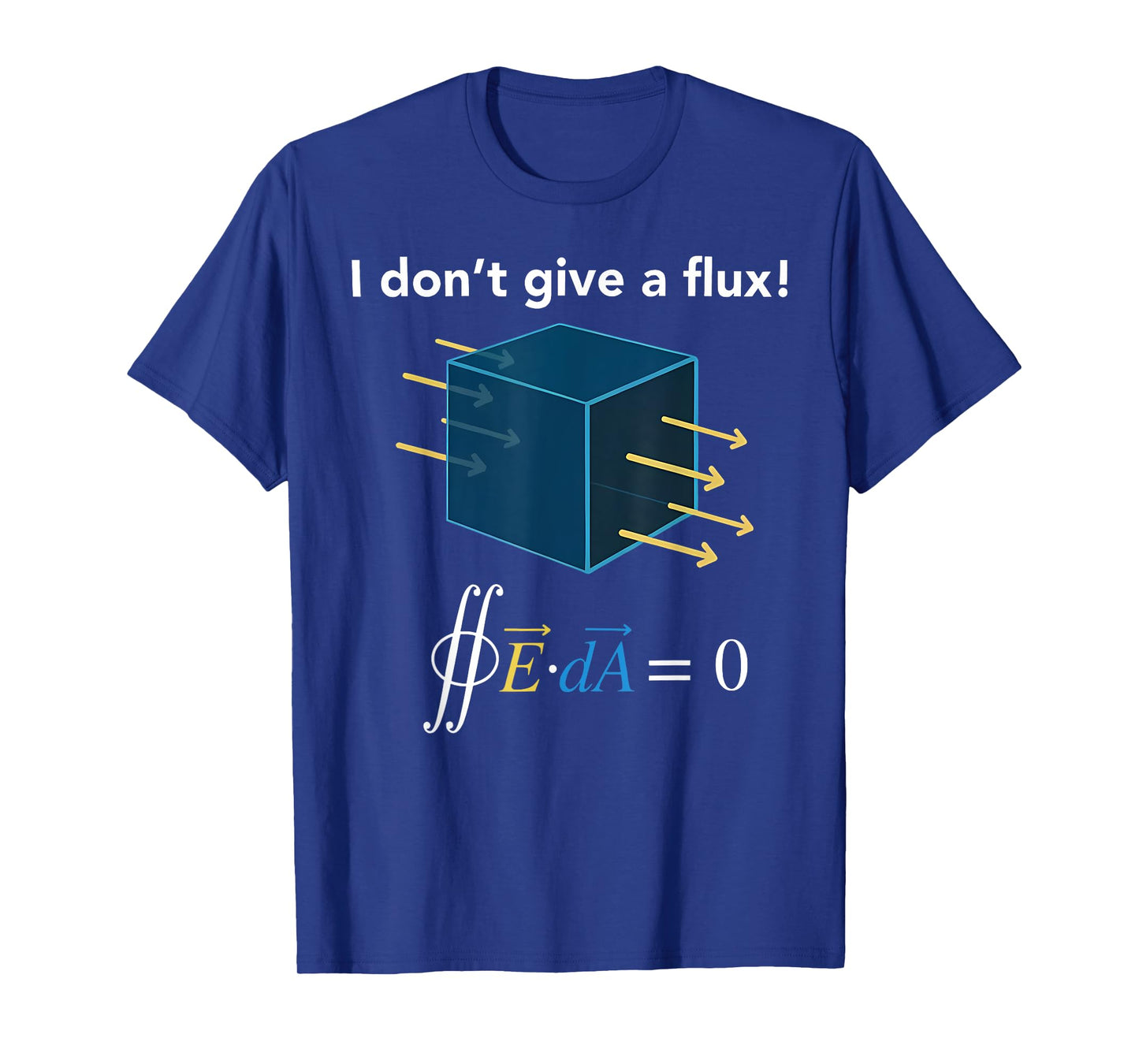 I Don't Give A Flux Physics Scientist Teacher Science Geek T-Shirt