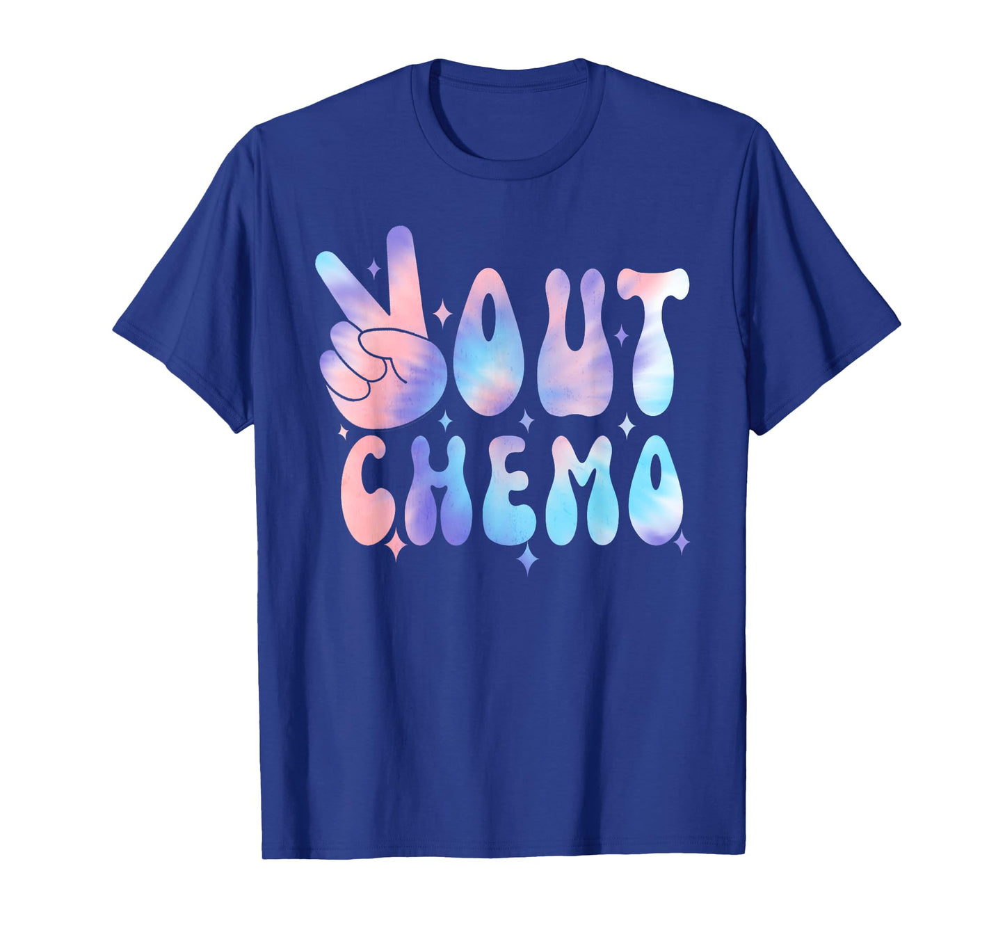 Peace-Out Chemo Last Day Of Chemo End Chemotherapy Cancer T-Shirt, Small, Black