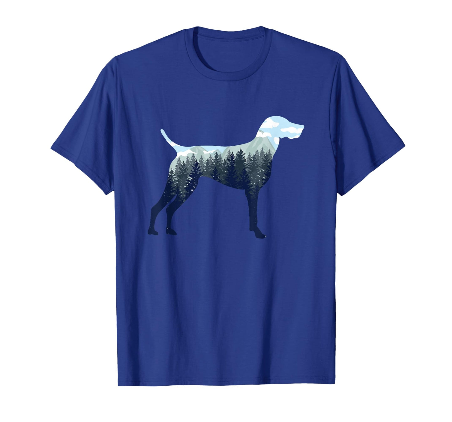 German Shorthair Pointer Mom Nature Lover Silhouette T-Shirt