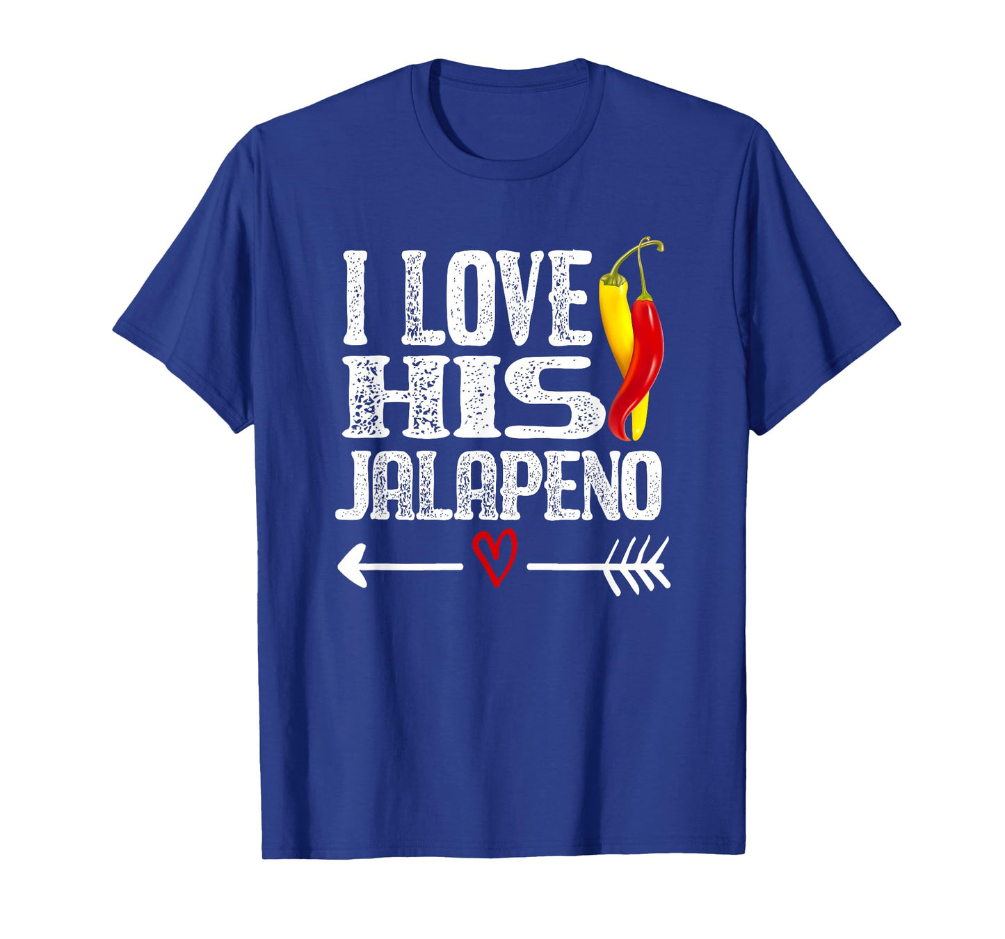 Mexican couple Cinco De Mayo I love his Jalapeno T-Shirt